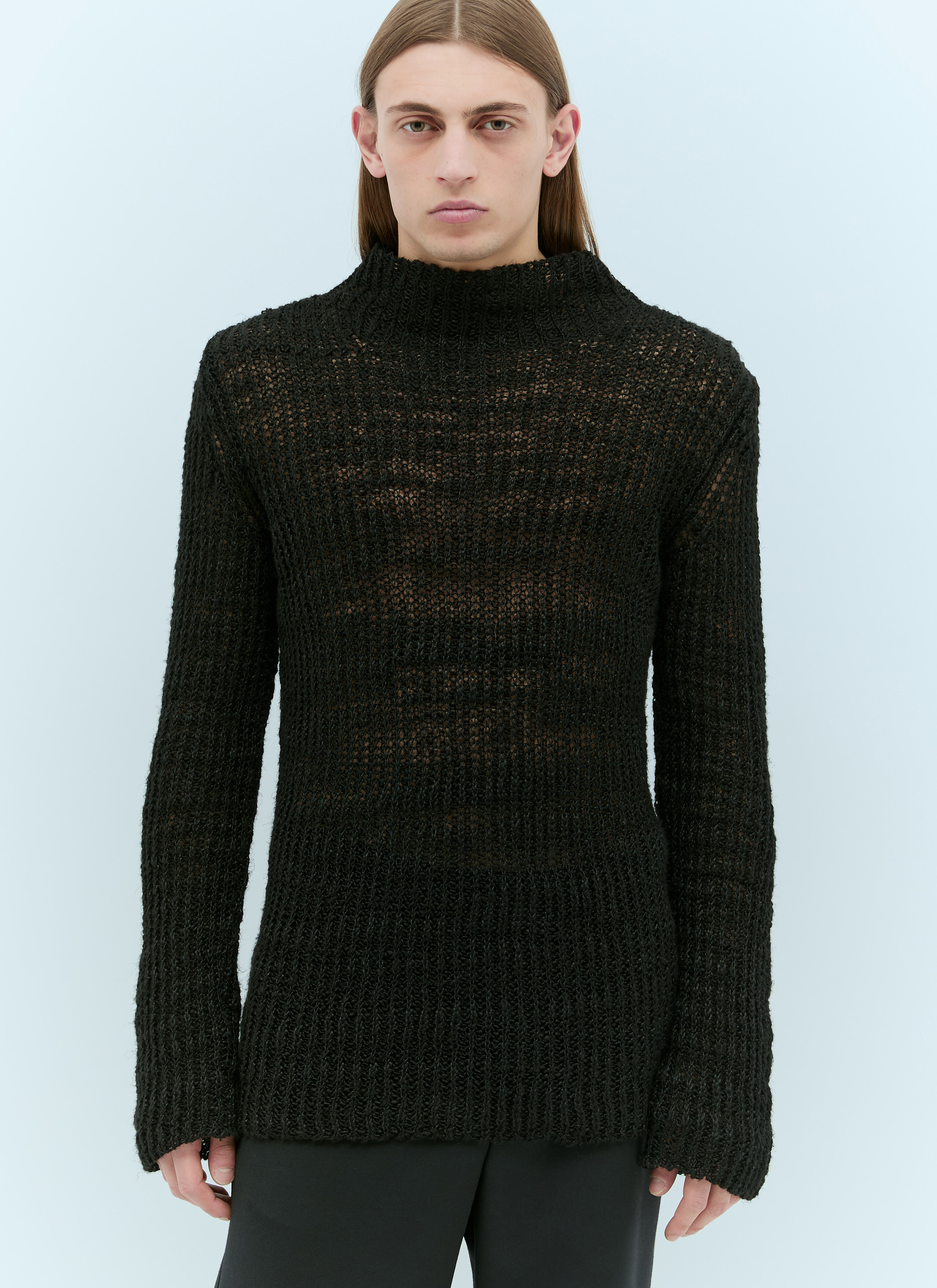 loose knit linen sweater