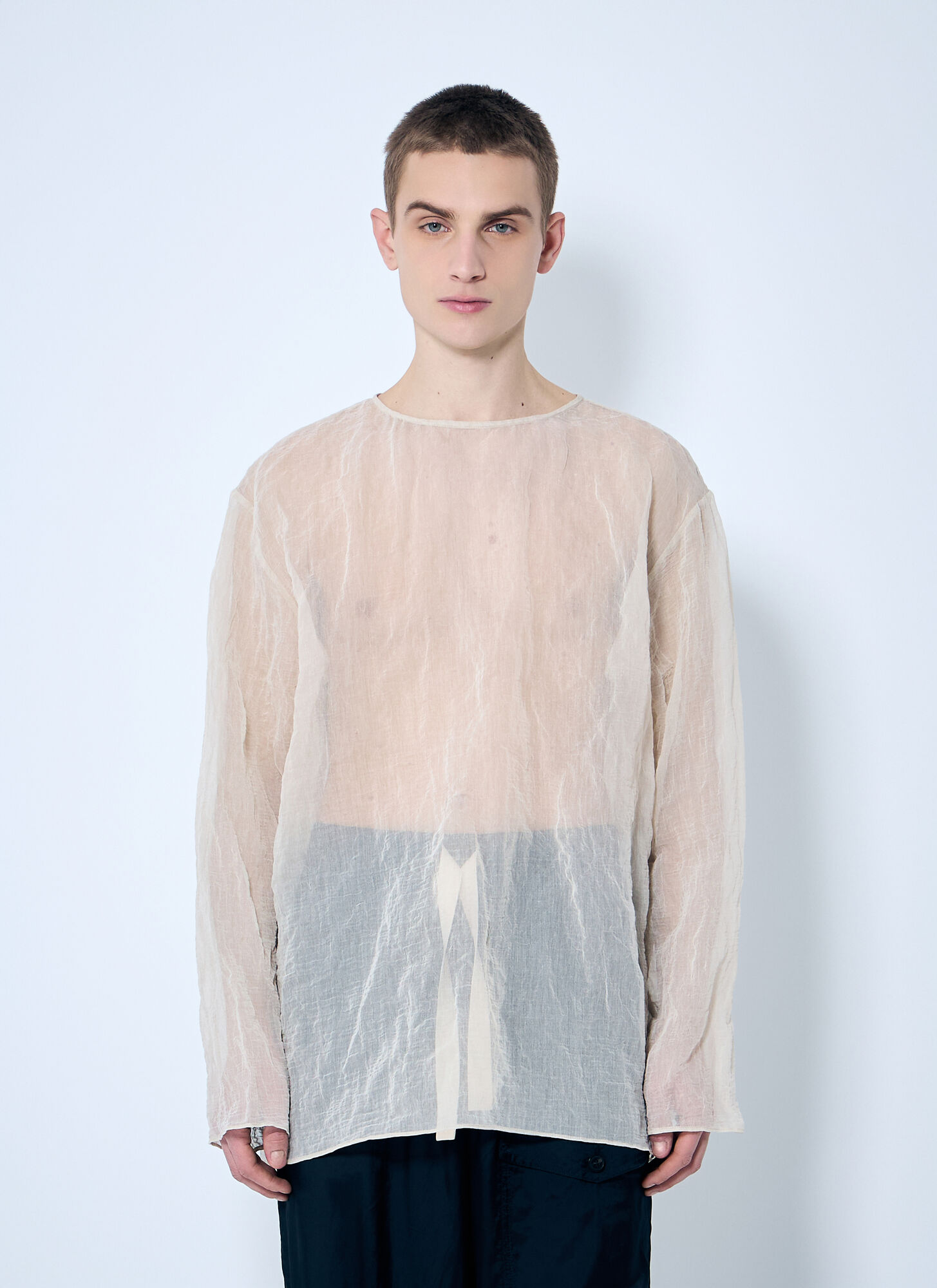 Dries Van Noten Men Camille Shirt In Beige