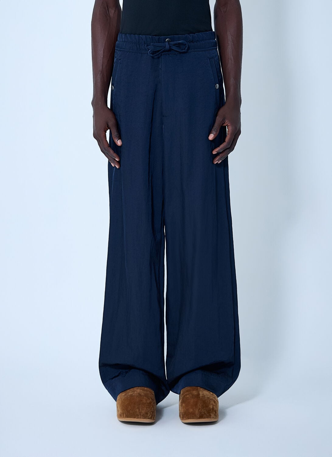 Dries Van Noten Drawstring Pants - Man Pants Navy Xl