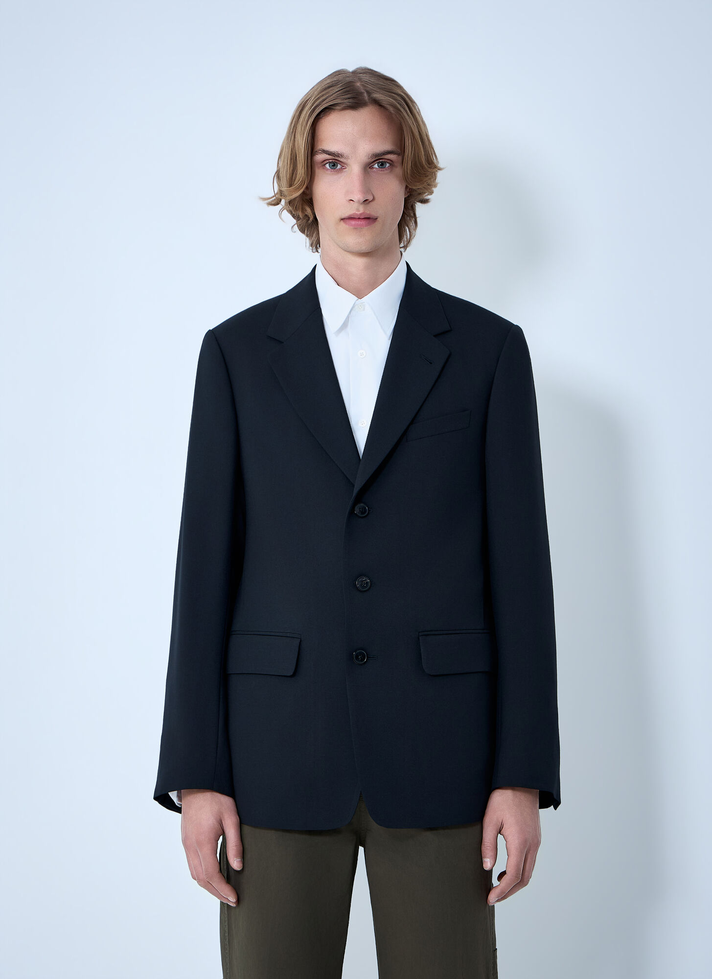 Dries Van Noten Dries Van Noten Single-breasted Wool Blazer - Man Blazers Black Eu - 46　ドリス ヴァン ノッテン シングルブレスト ウール ブレザー - マン ブレザー ブラック EU