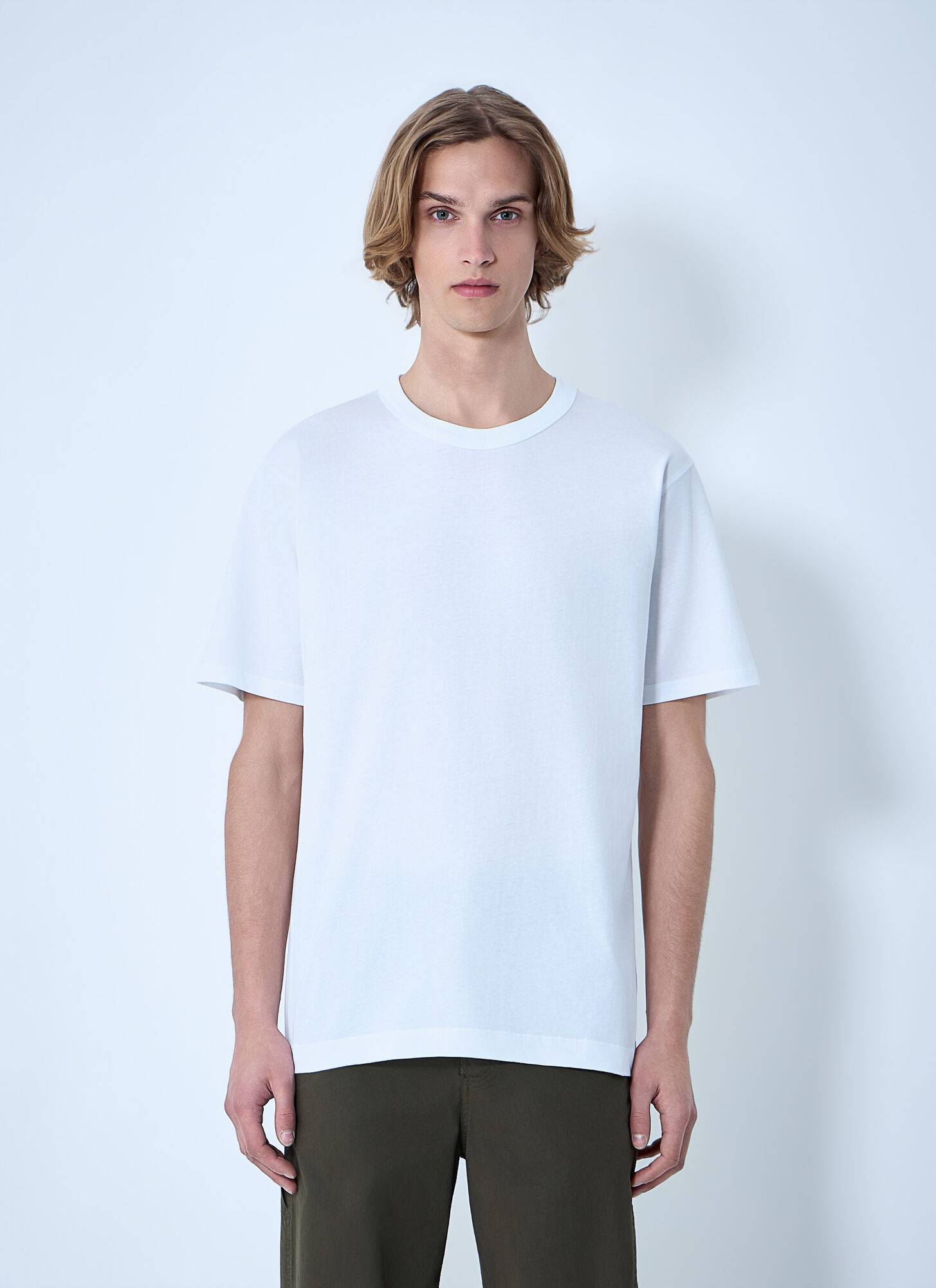 Dries Van Noten Dries Van Noten Heer T-shirt - Man T-shirts White S　ドリス ヴァン ノッテン ジェントルマン T シャツ - マン T シャツ ホワイト S