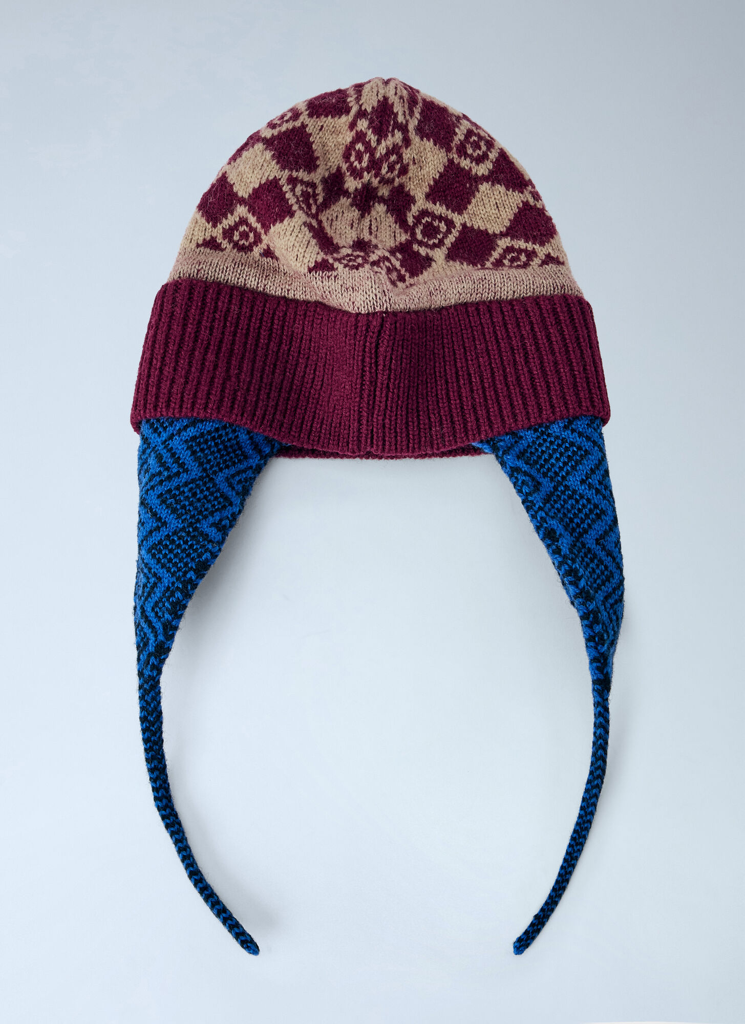 Dries Van Noten Uomo Bordeaux - Marvin Beanie Hat, Size: One Size