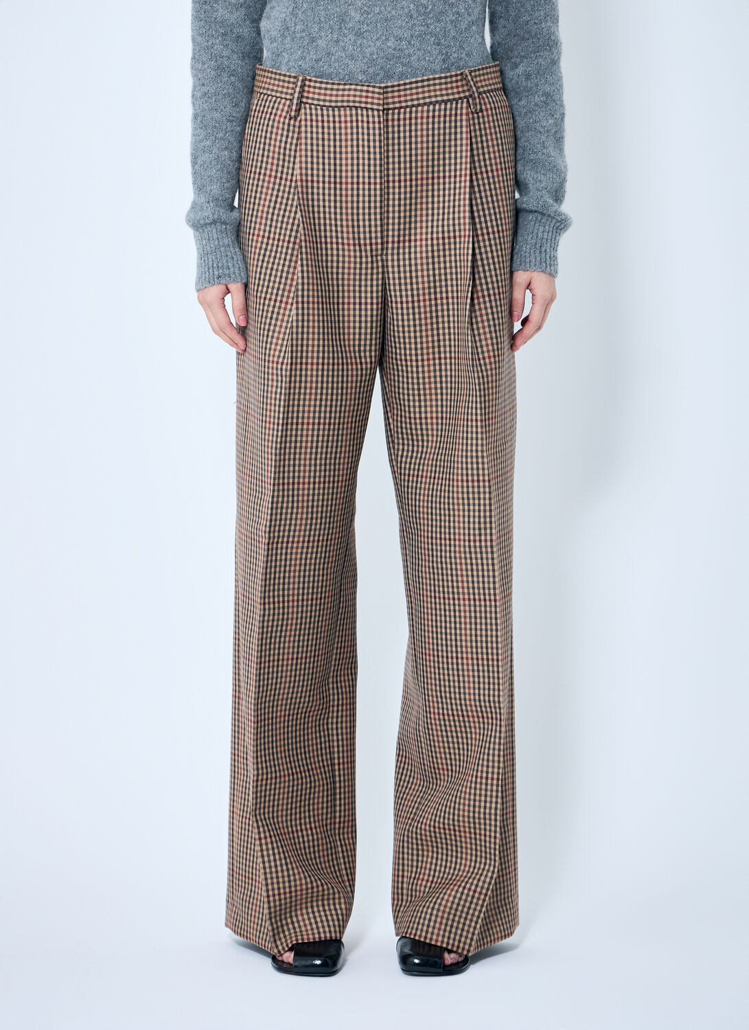 Dries Van Noten Low-waist Casual Pants In Brown