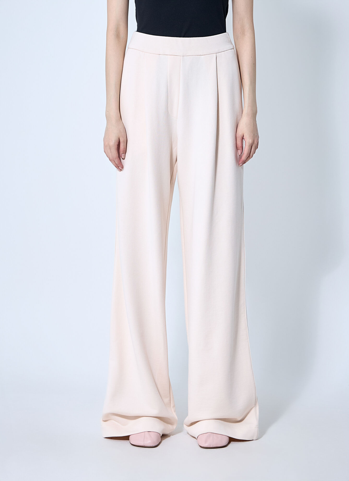 Dries Van Noten Dries Van Noten Cotton Track Pants - Woman Pants Ecru S　ドリス ヴァン ノッテン コットン トラック パンツ - ウィメンズ パンツ エクリュ S