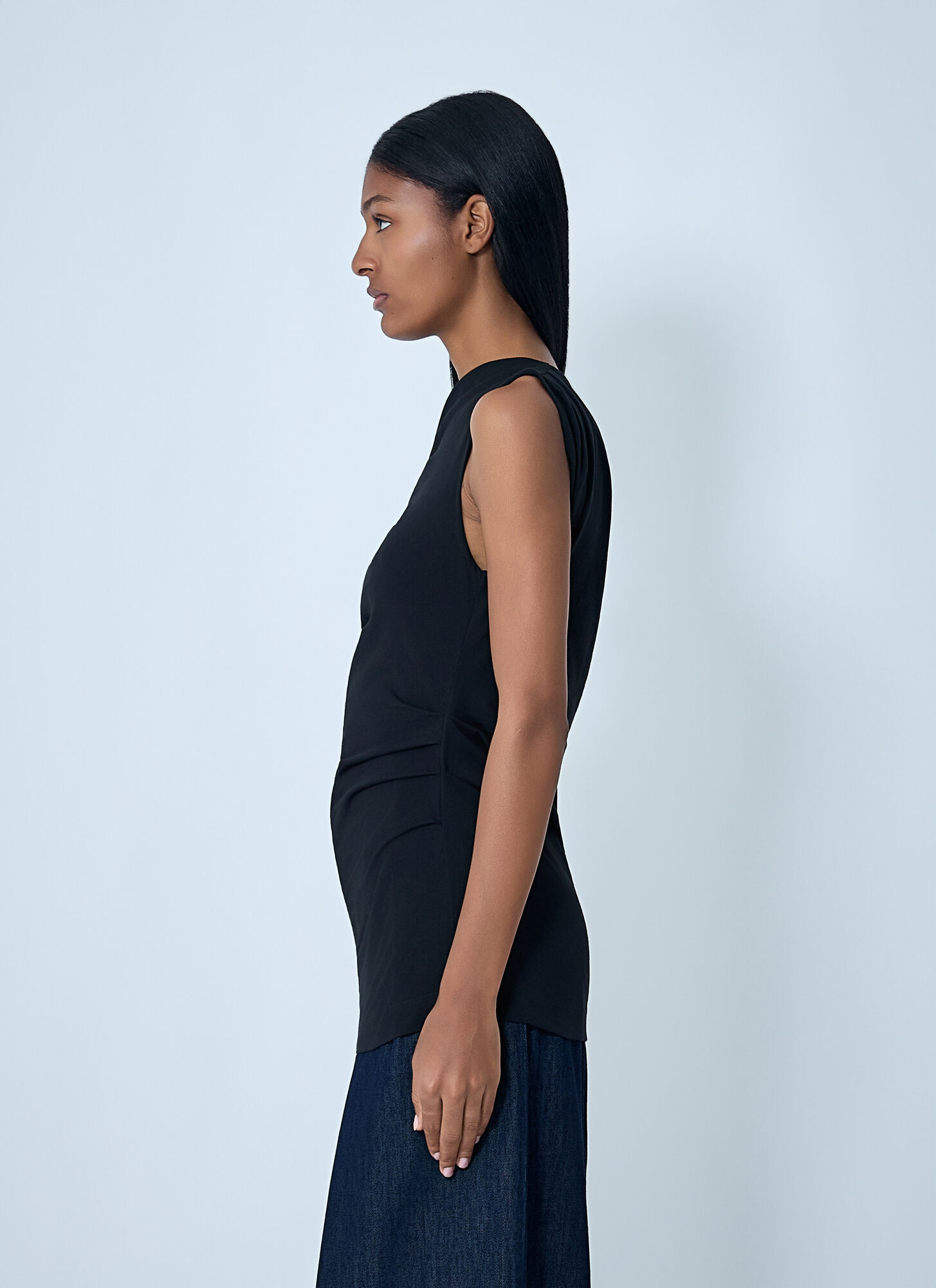  Dries Van Noten Dries Van Noten Henray Top - Frau Tops Black L 