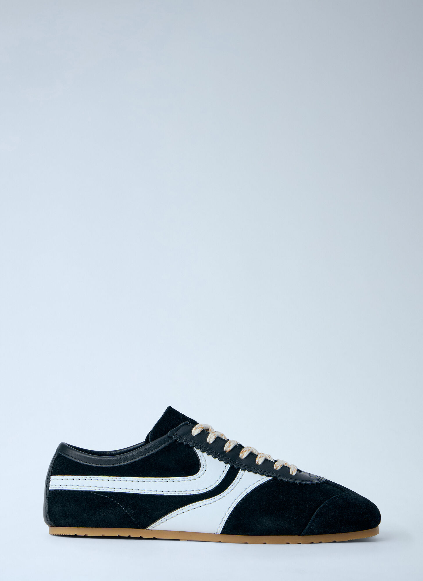 Dries Van Noten Dries Van Noten Suede Panel Trainers - Woman Sneakers Black Eu - 38　Dries Van Noten スエード パネル トレーナー - 女性スニーカー ブラック EU - 3