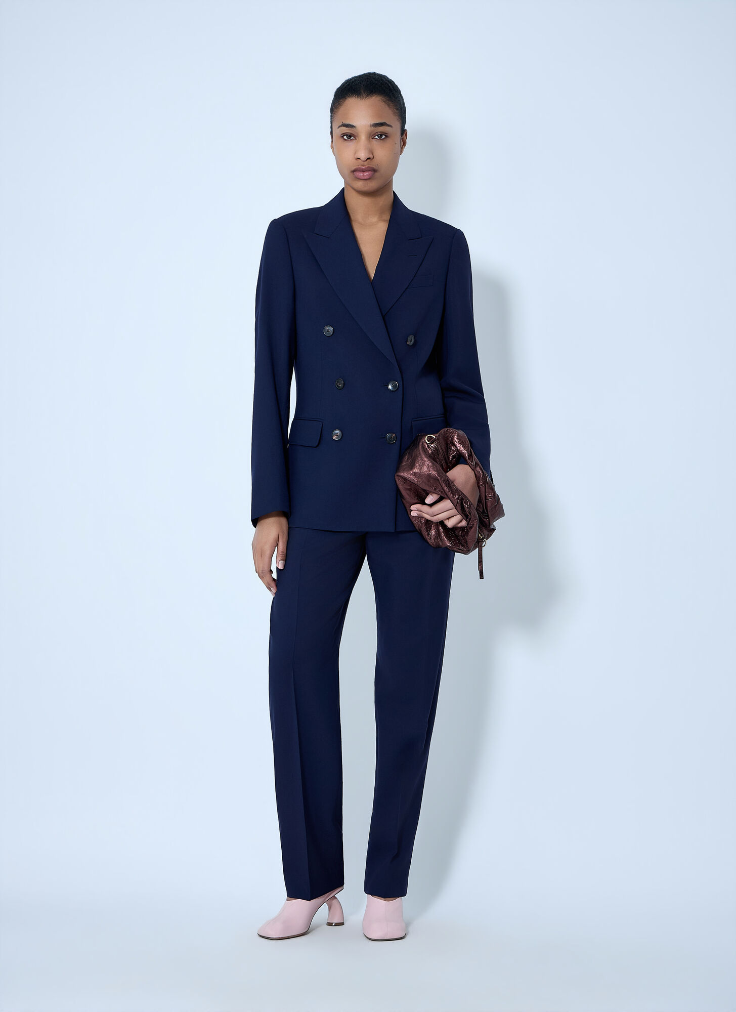  Dries Van Noten Dries Van Noten Double-breasted Wool Blazer - Frau Blazers Navy Fr - 34 
