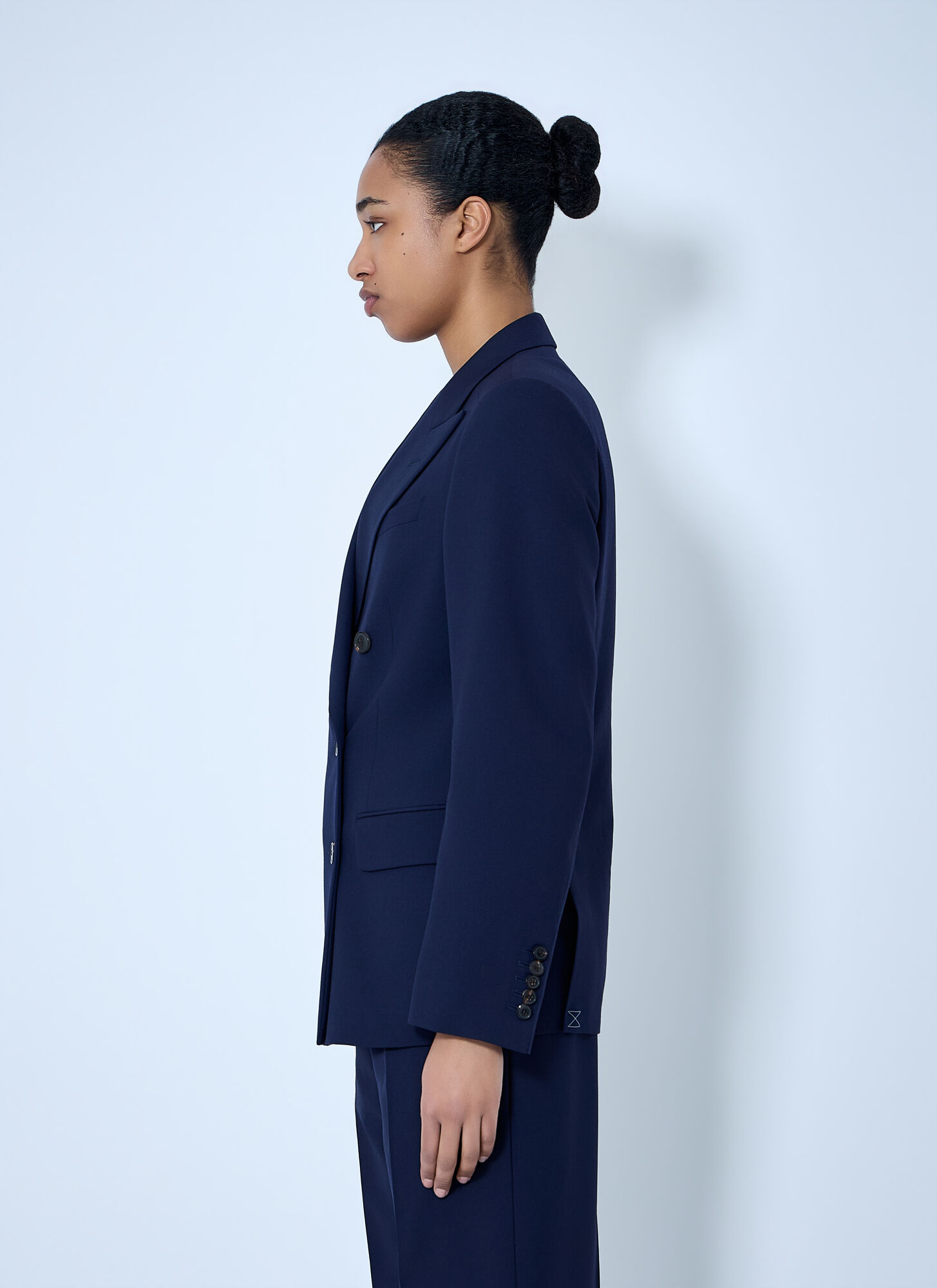  Dries Van Noten Dries Van Noten Double-breasted Wool Blazer - Frau Blazers Navy Fr - 34 