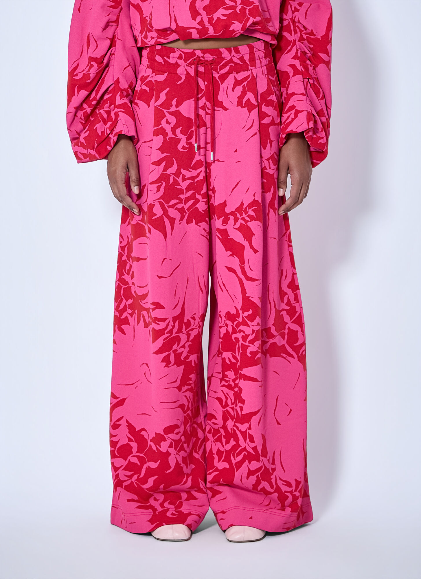 Dries Van Noten Hadium Cotton Jersey Sweatpants - Woman Pants Pink Xs　Dries Van Noten ハディウム コットン ジャージ スウェットパンツ - ウーマン パンツ ピンク Xs Dries