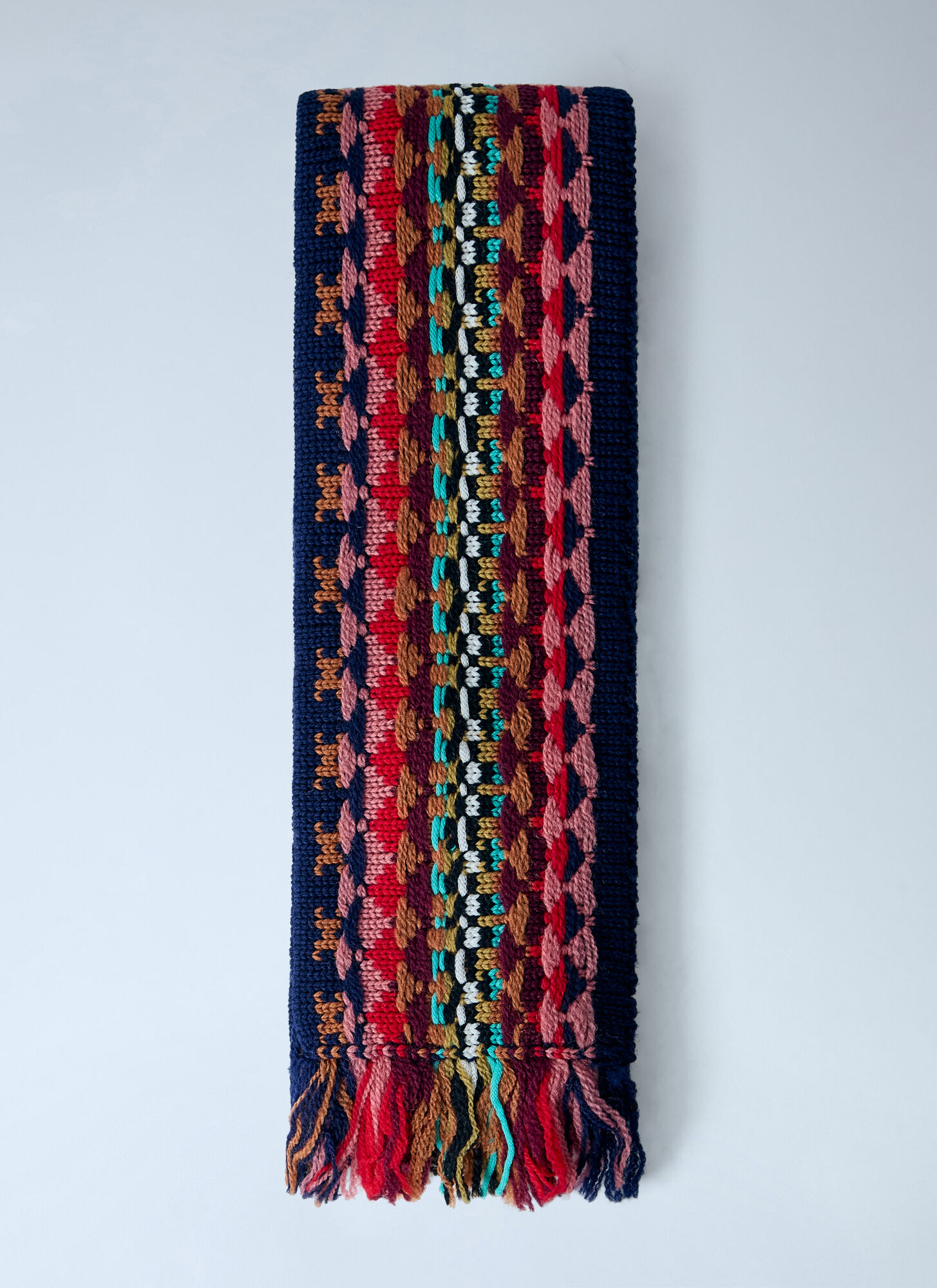 Dries Van Noten Woven Fringe Scarf - Frau Scarves Multicolor One Size