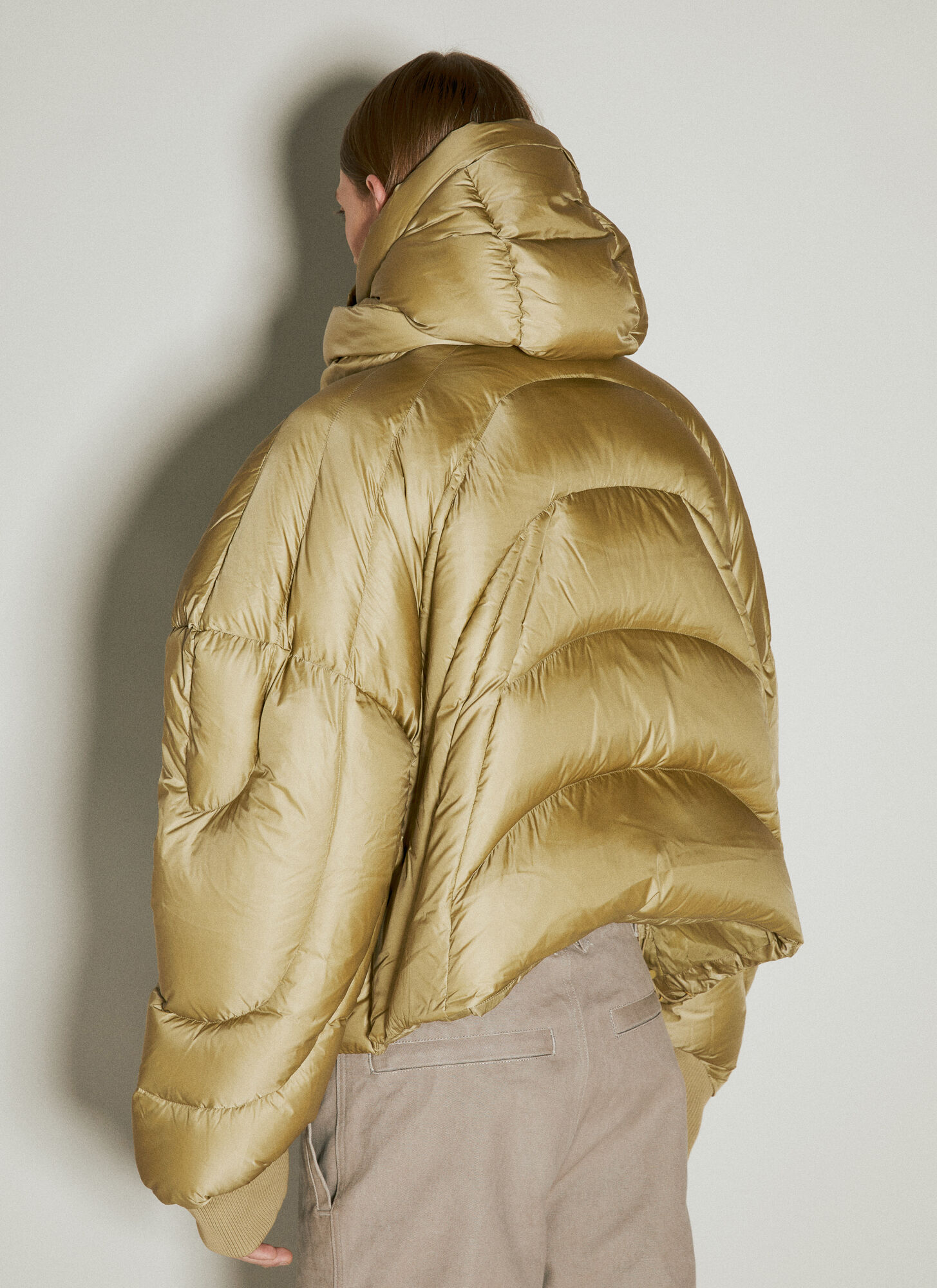  Entire Studios Entire Studios Xm Puffer Down Jacket - Mann Jacken Gold L 