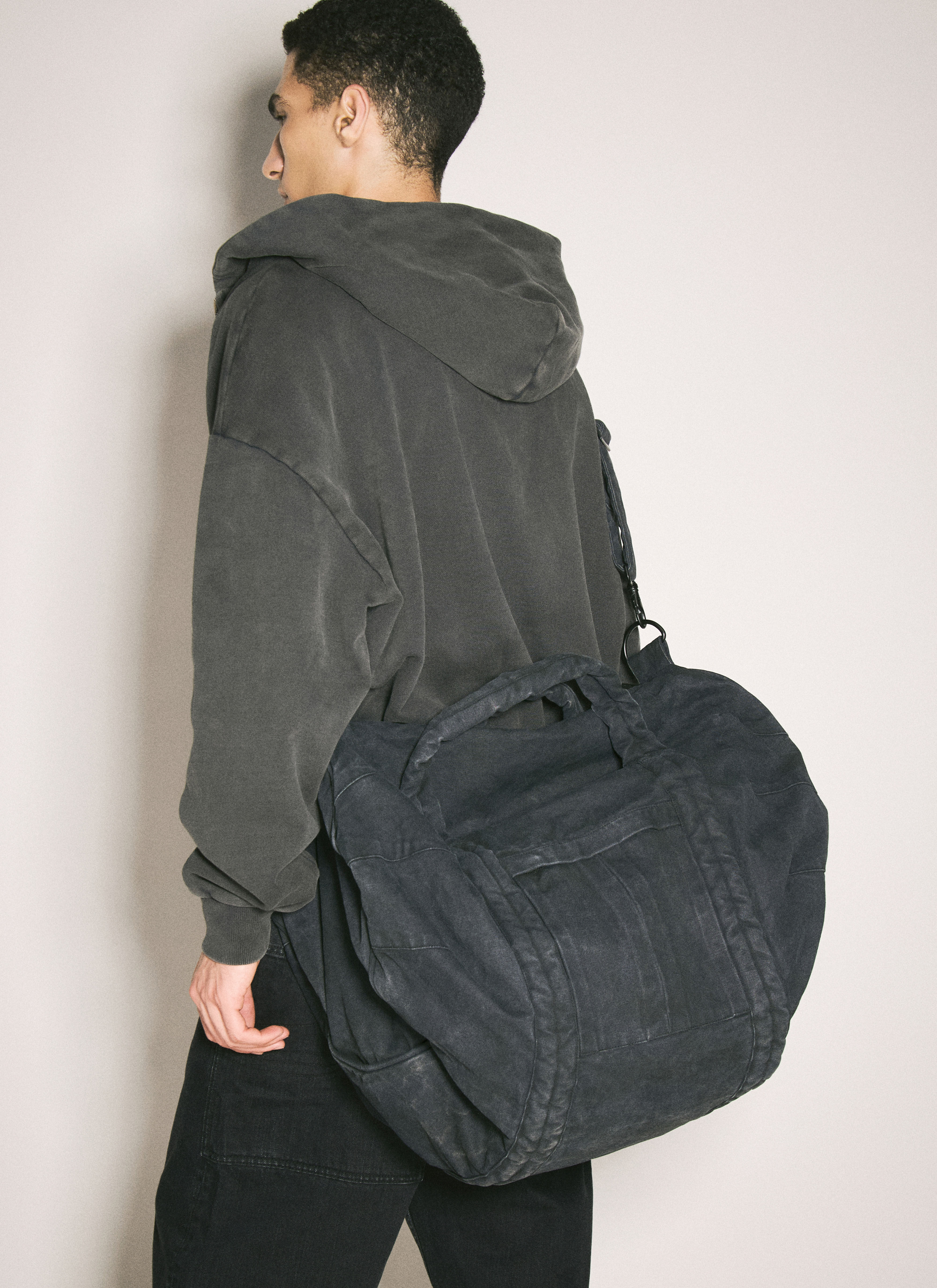 バッグ entire studios STANDARD DUFFLE standard duffle washed black – entire studios