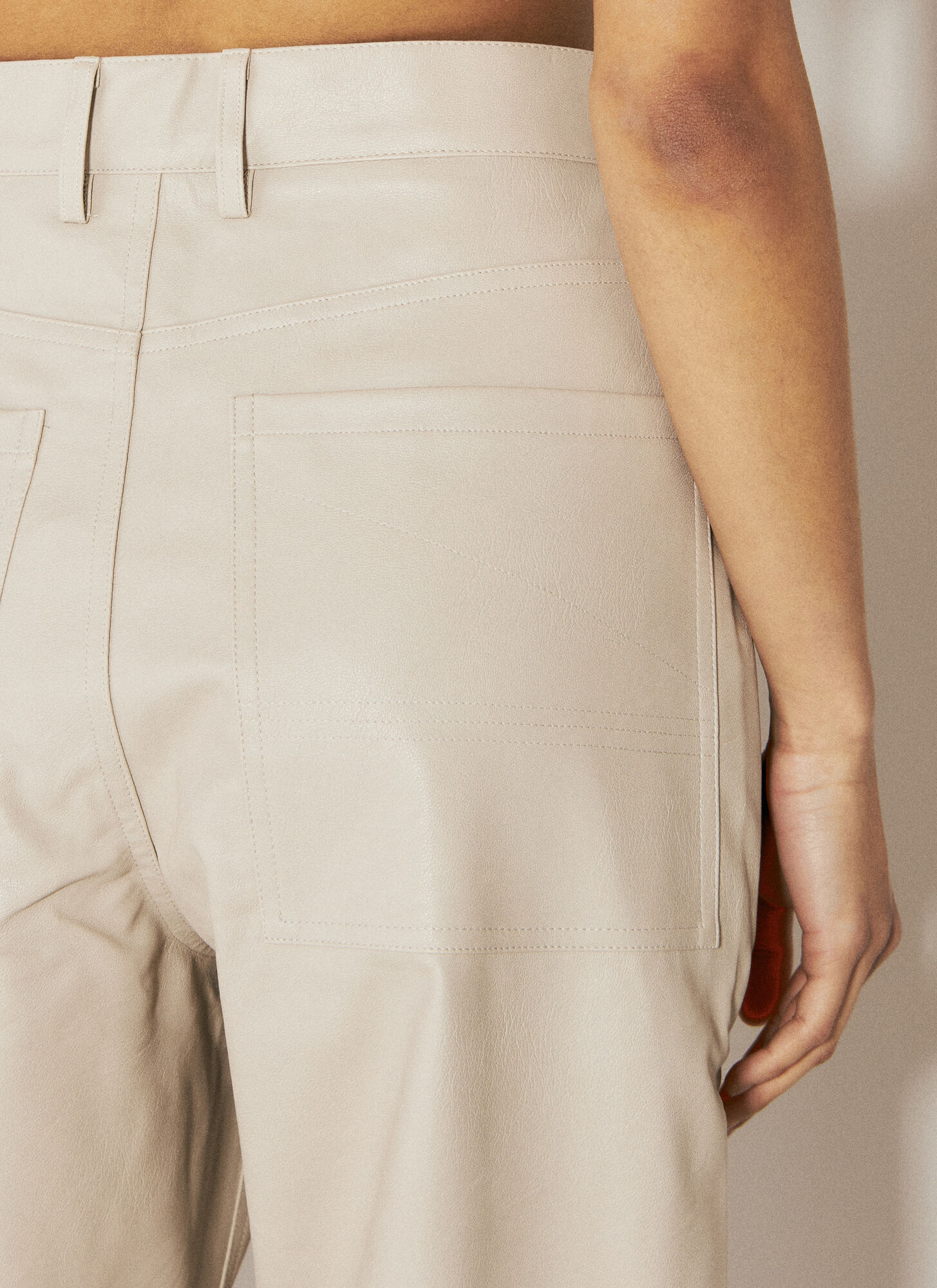  Entire Studios Entire Studios Wet Pants - Frau Hosen Beige M 