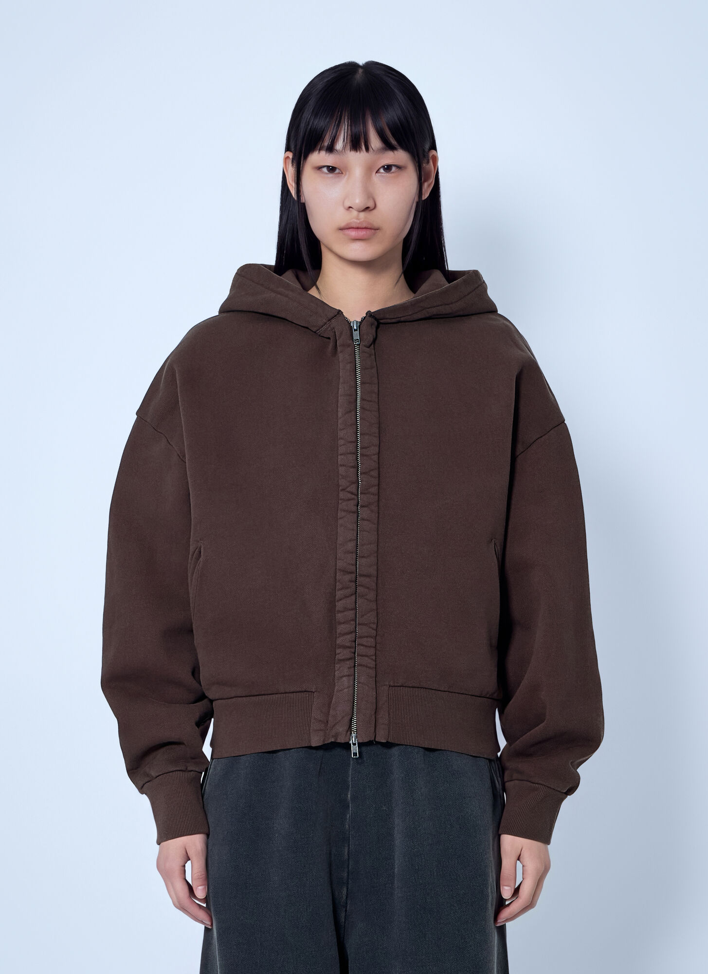 Entire Studios Thermal Hoodie - Woman Sweatshirts Brown S