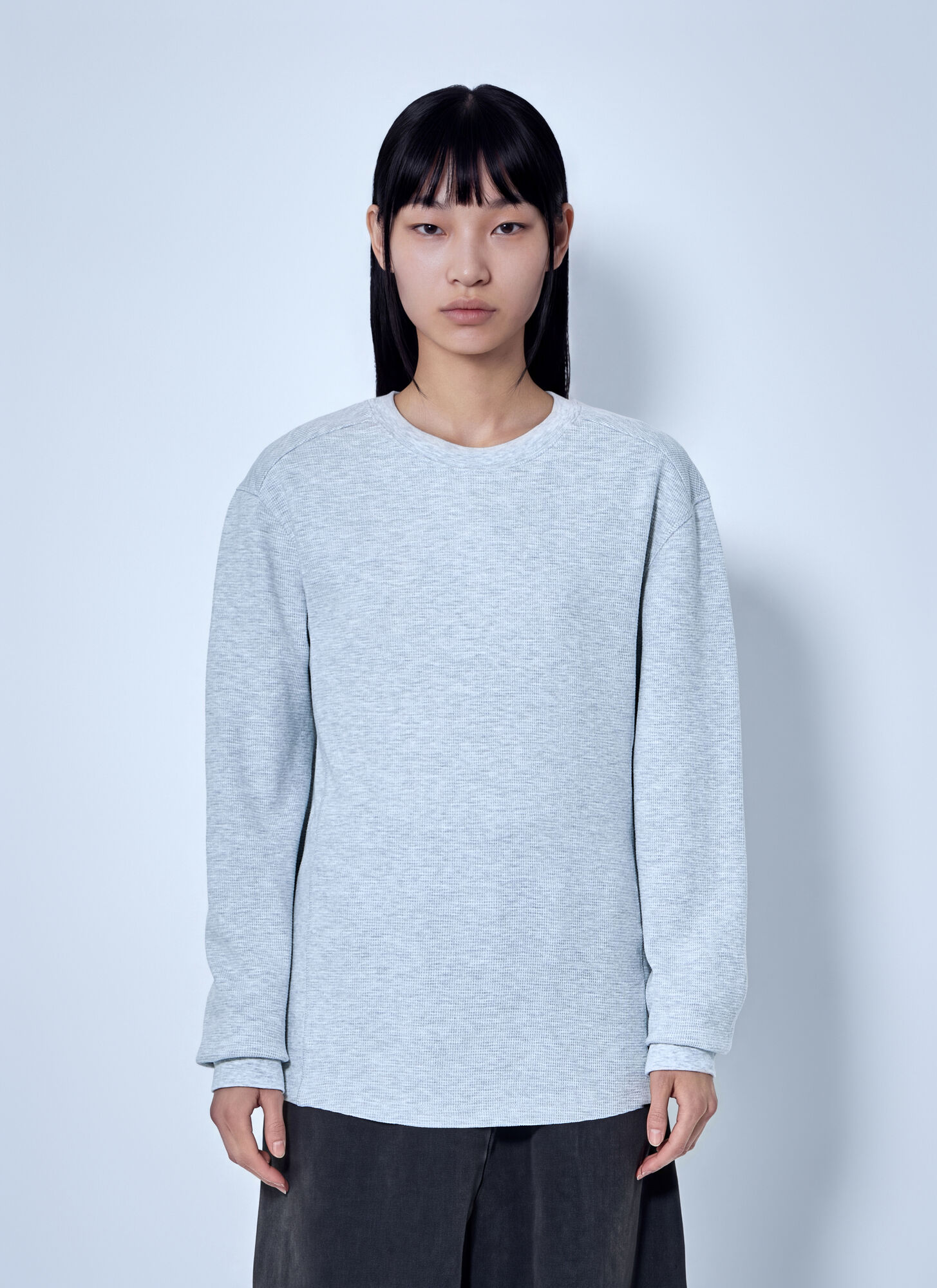 Entire Studios Donna Grigio - Thermal Long Sleeve Top, Size: Xl