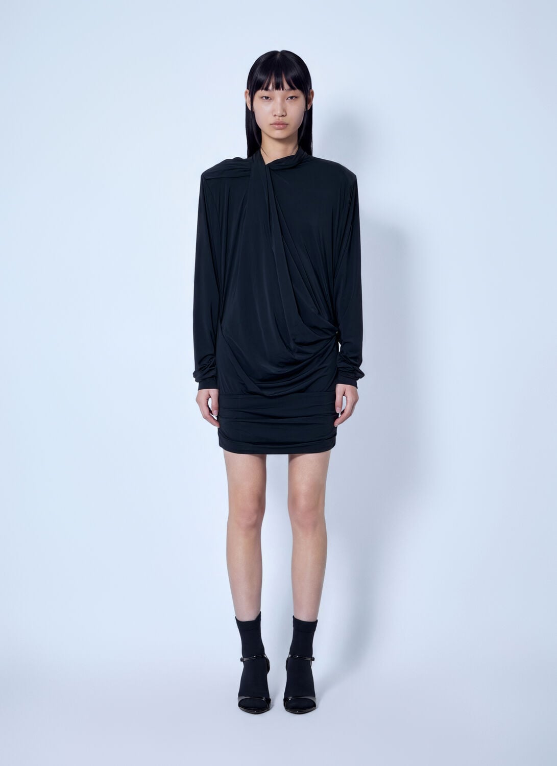 Entire Studios Dalters Mini Dress In Black