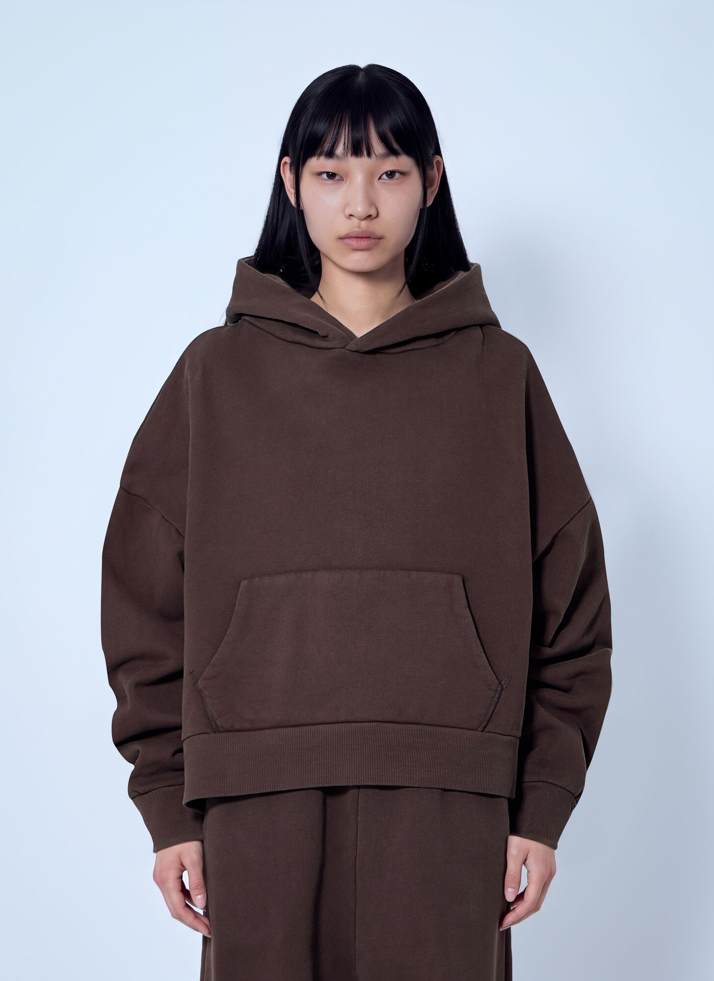 Entire Studios Donna Marrone Heavy Hoodie - Woman Sweatshirts L