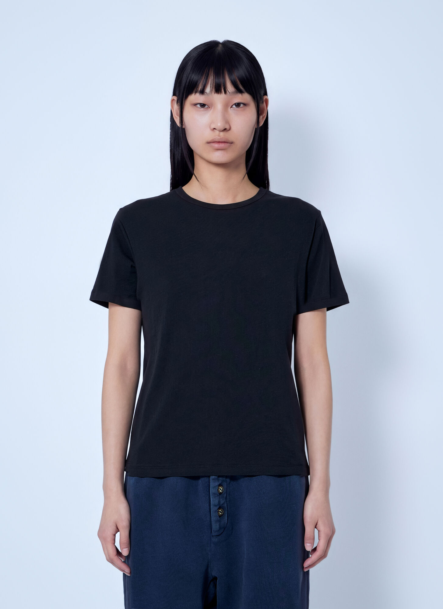 Entire Studios Donna Nero - Cotton Mini Tee, Size: M