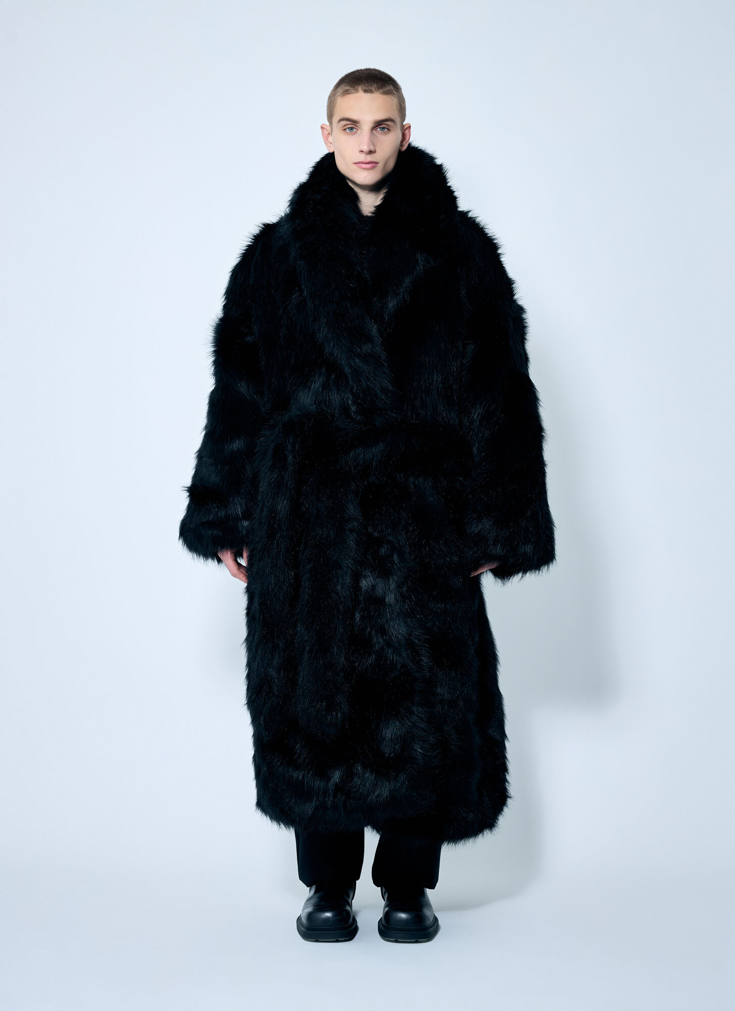 ENTIRE STUDIOS VAST FAUX-FUR COAT