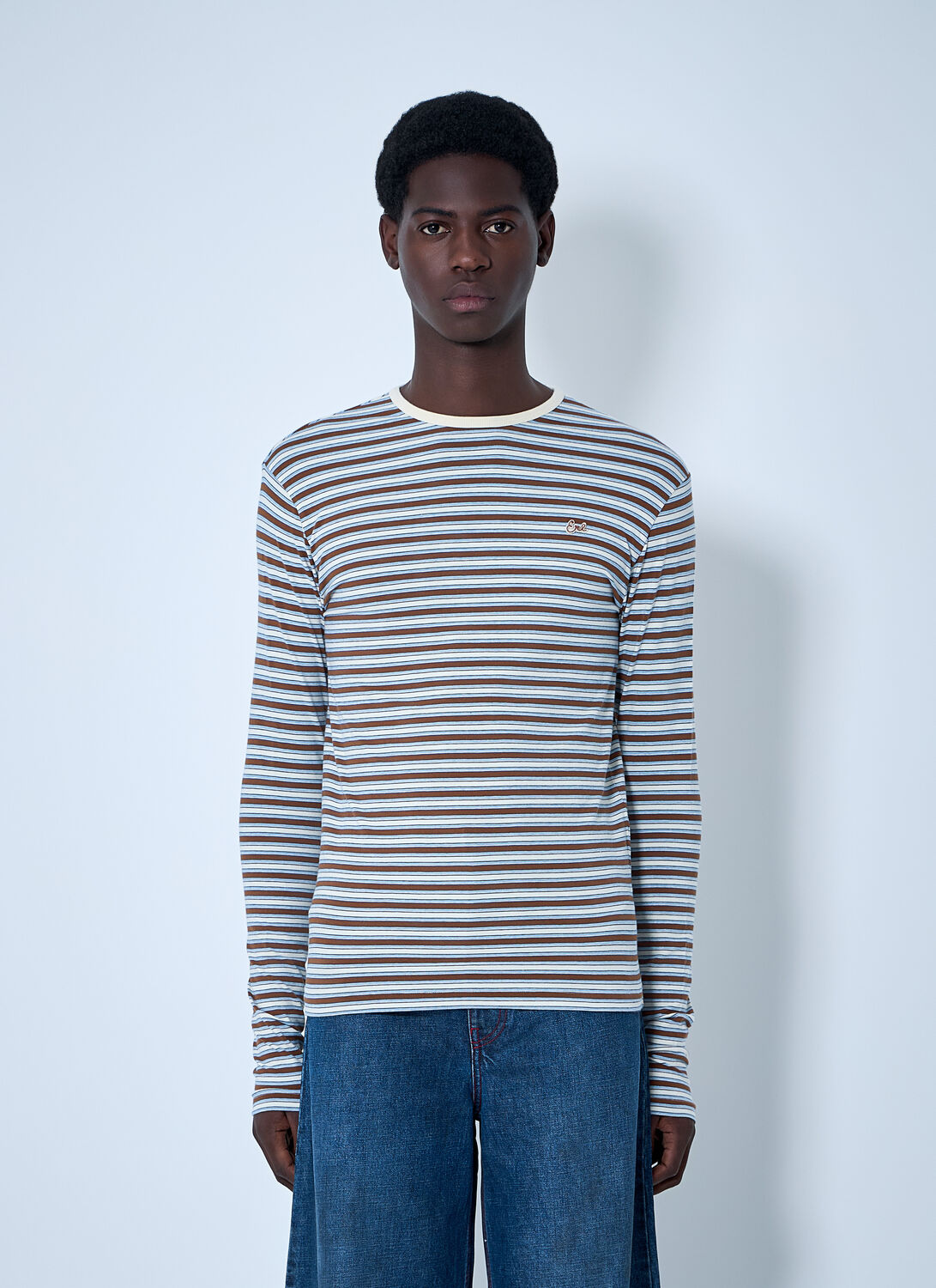 Erl Striped Knit T-shirt