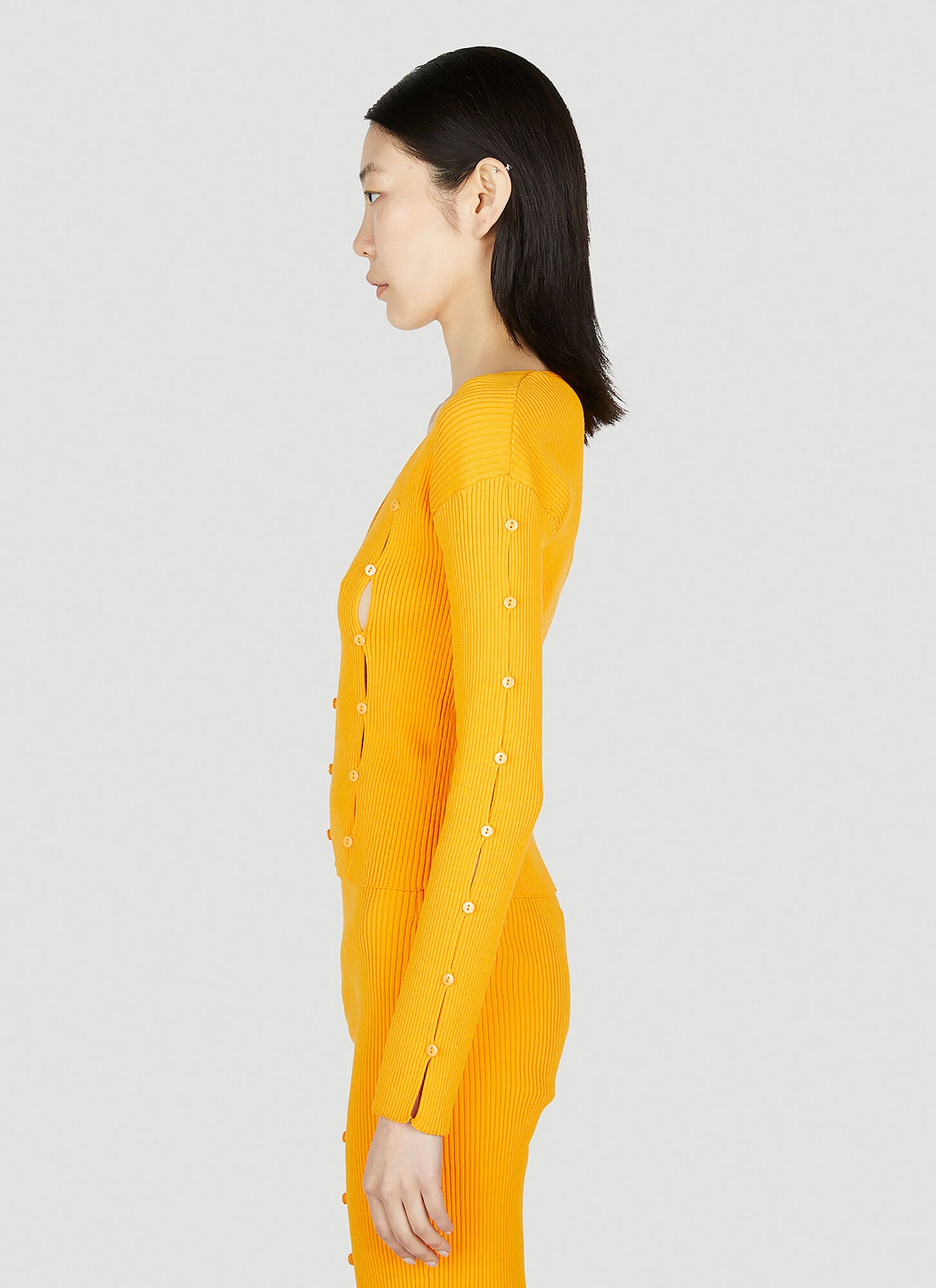  Ester Manas Ester Manas Cut Out Top - Frau Tops Orange One Size 