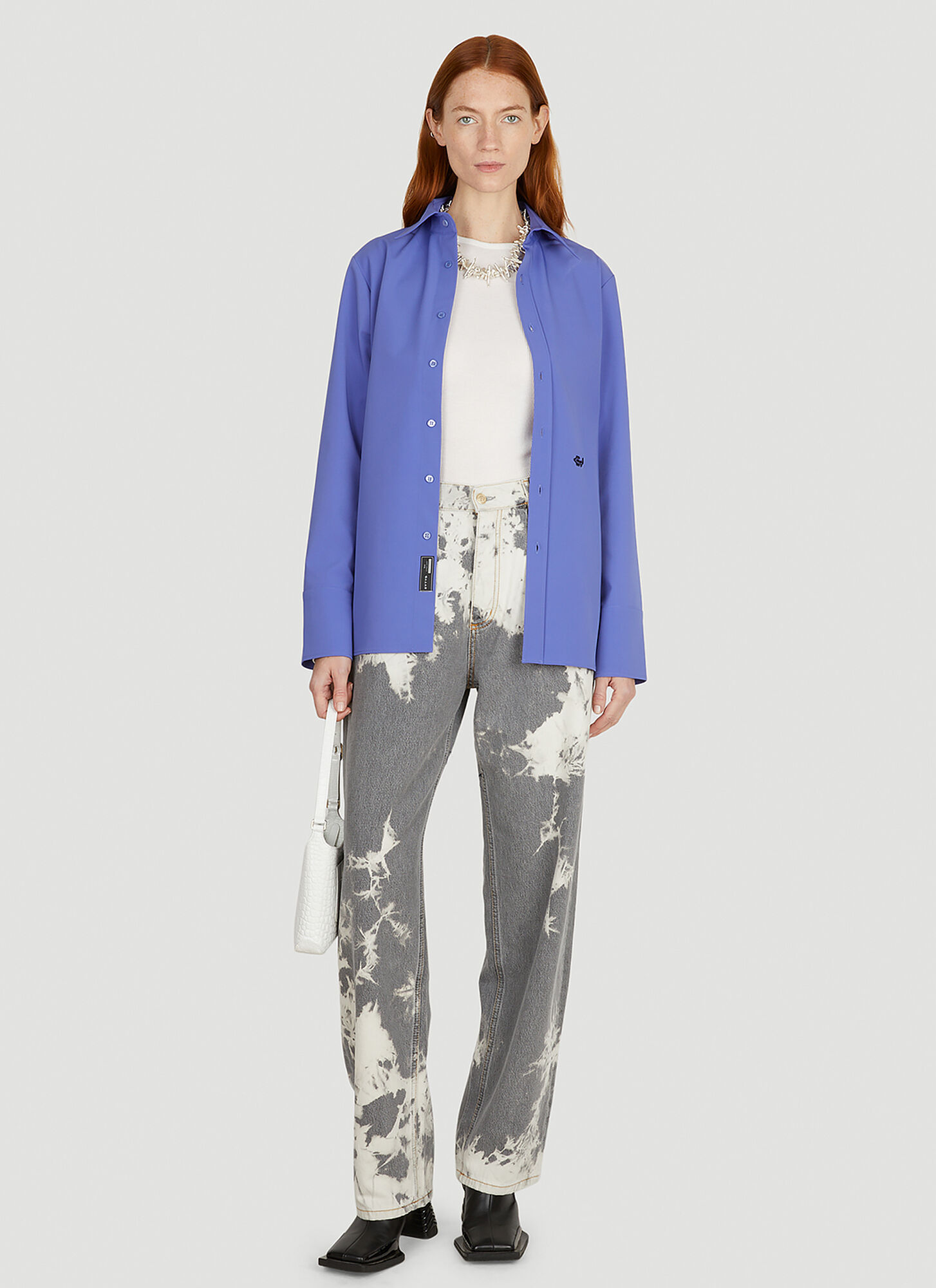  Eytys Eytys Trix Button Down Shirt - Frau Hemden Blue 38-48 