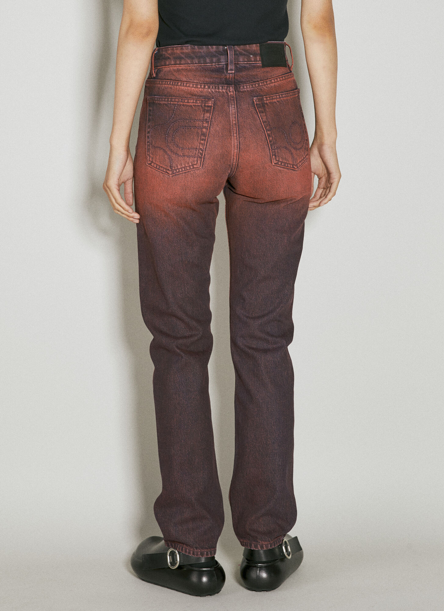  Eytys Eytys Orion Ombre Jeans - Frau Jeans Red 24 