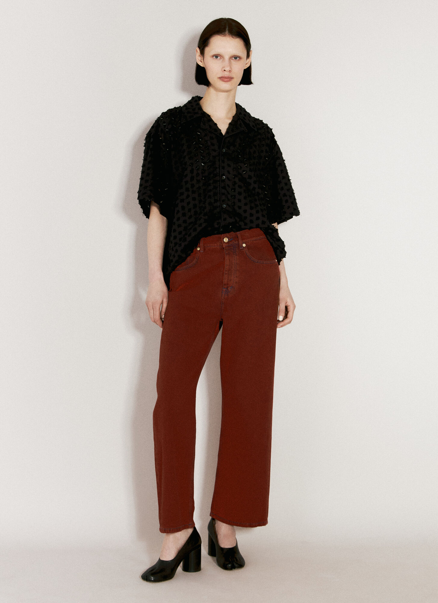  Eytys Eytys Avalon Crimson Jeans - Frau Jeans Red 29 