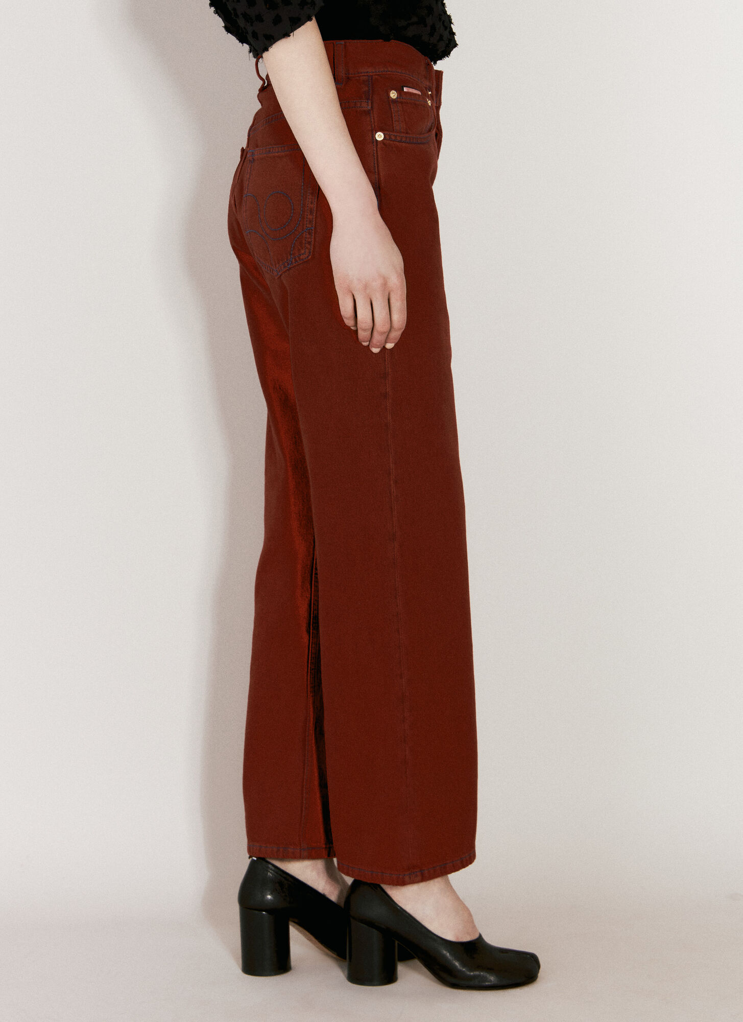  Eytys Eytys Avalon Crimson Jeans - Frau Jeans Red 29 