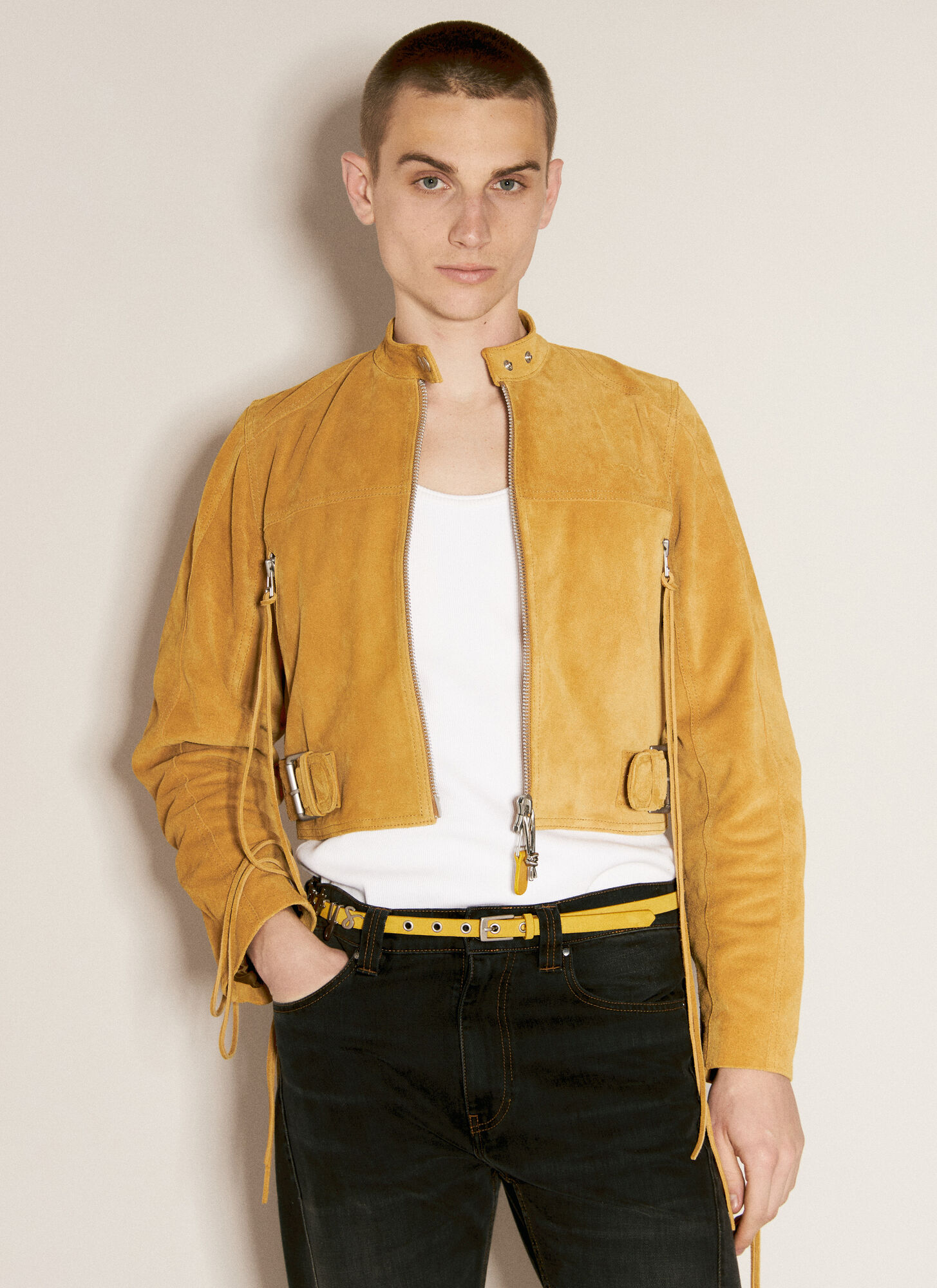  Eytys Eytys Logo Hardware Belt -  Gürtel Yellow 105 
