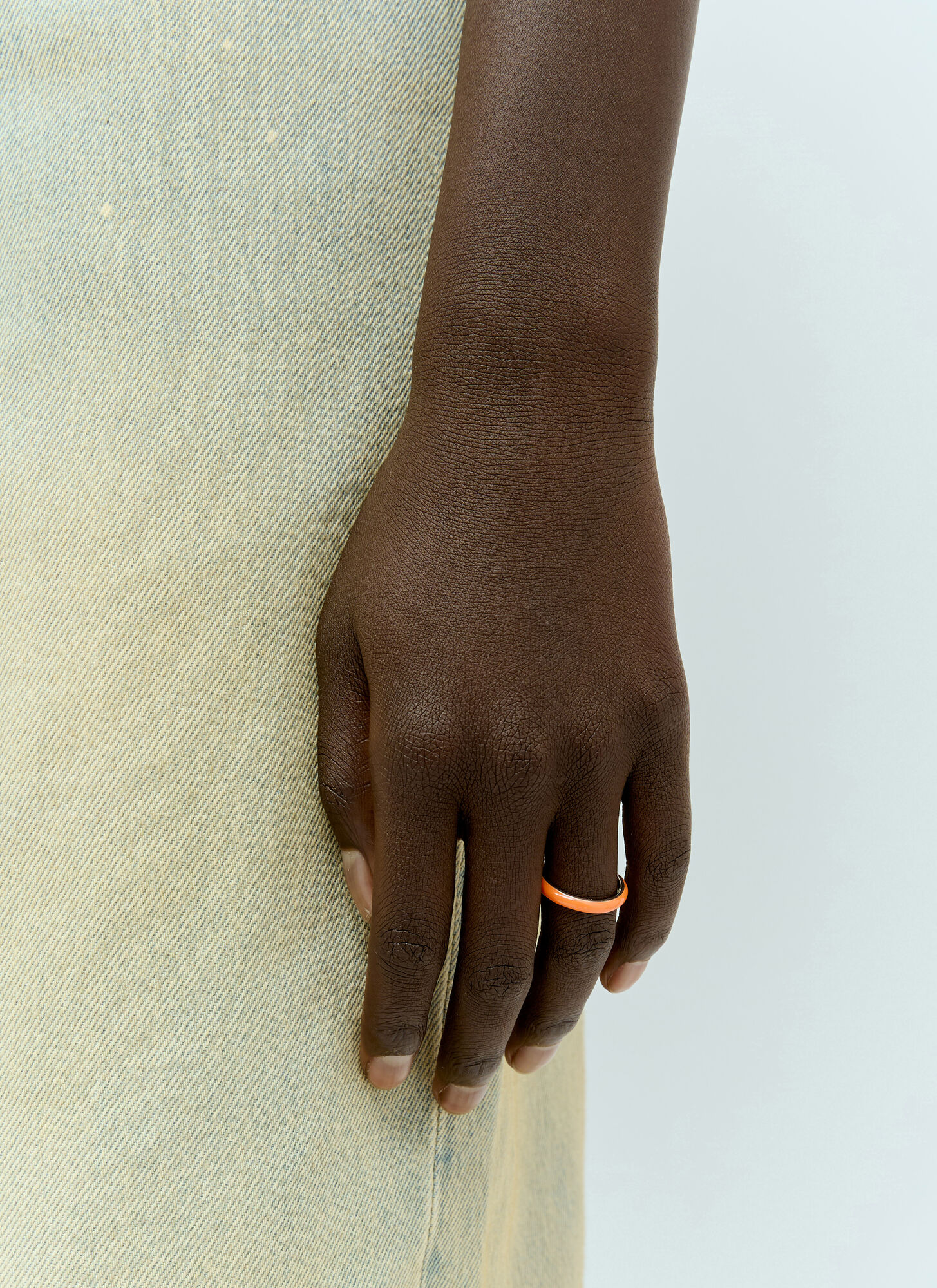 Fry Powers Women's Orange Unicorn Rainbow Enamel Ring - Woman Jewellery Us - 6