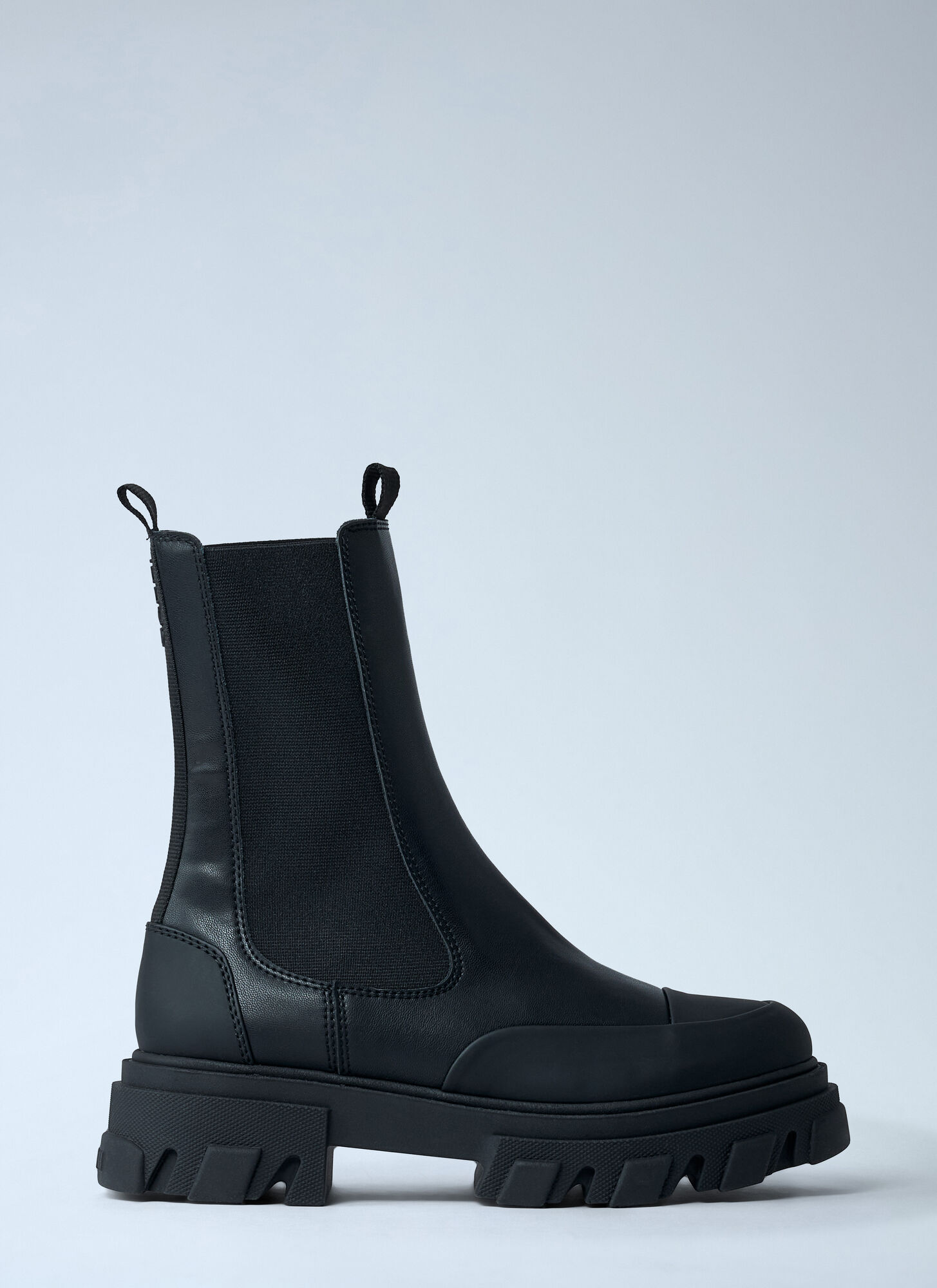 Ganni Cleated Mid Chelsea Boot - Female - Chelsea Boots - Black - 8 Uk - Shoes - Image 2