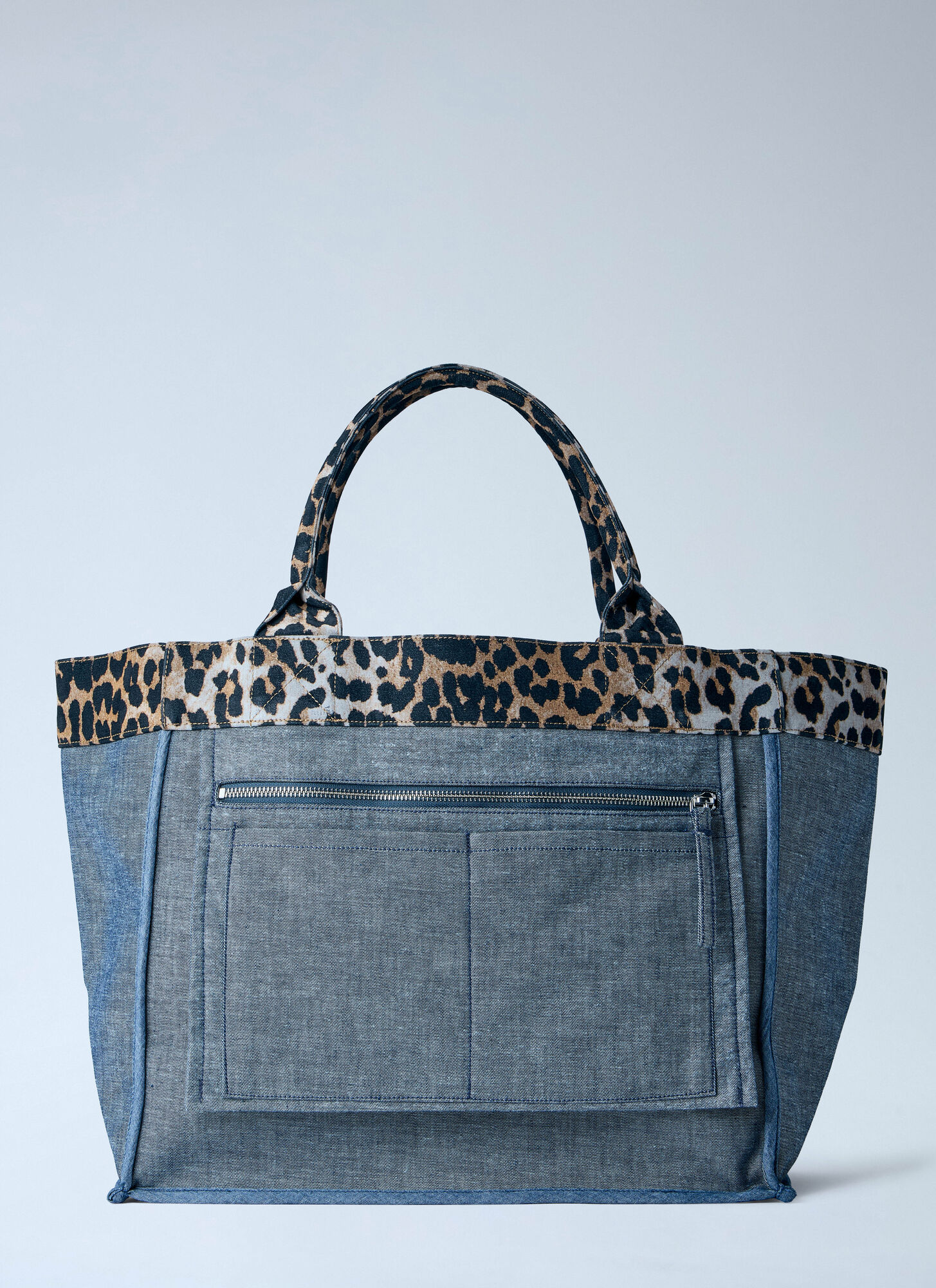  Ganni Ganni Medium Trapeze Reversible Shopper Bag - Frau Shopper Blue One Size 