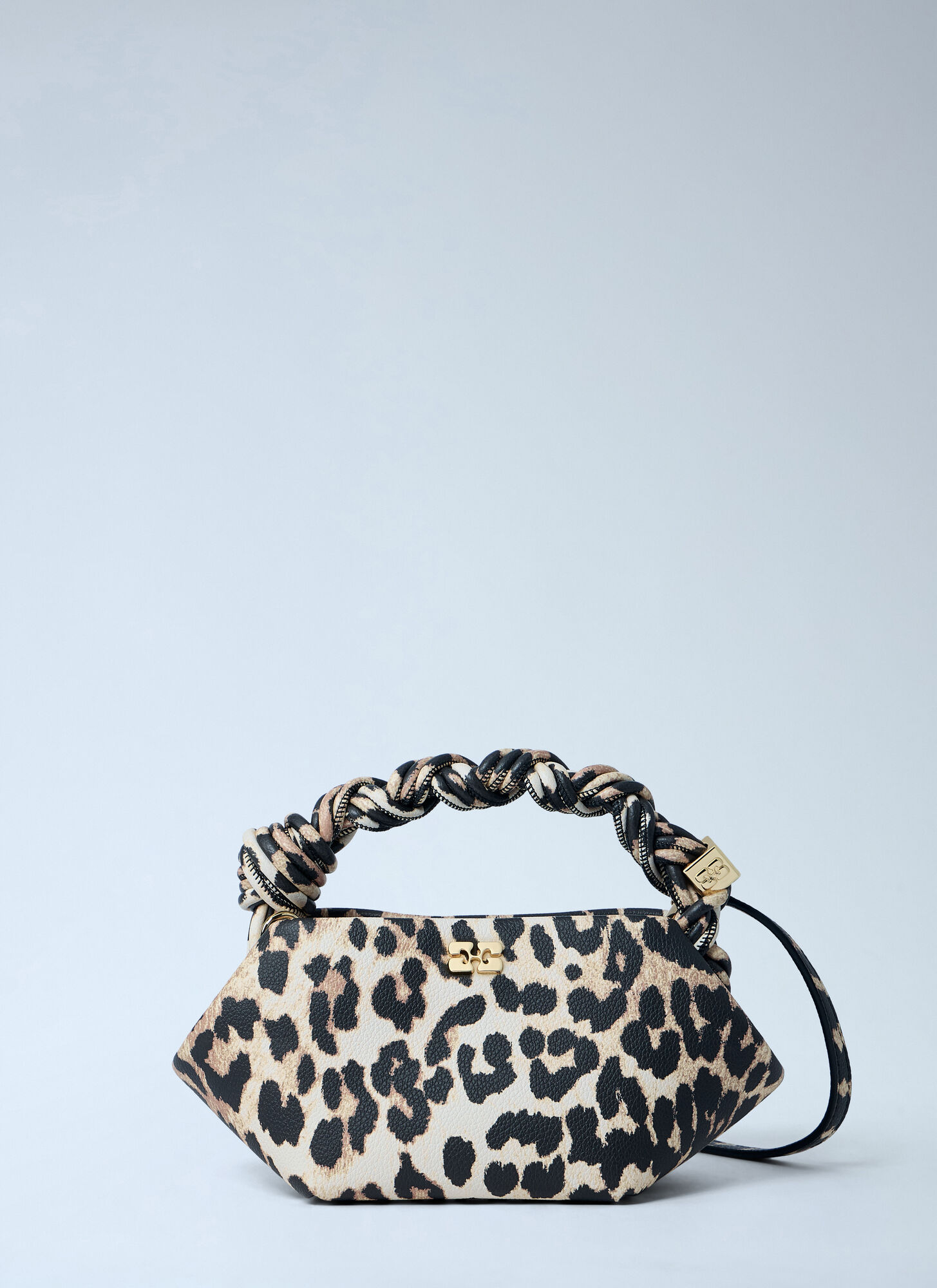 GANNI Mini Bou Handbag - Woman Handbags Brown One Size　GANNI Mini Bou ハンドバッグ - 女性用ハンドバッグ ブラウン フリーサイズ GANNI