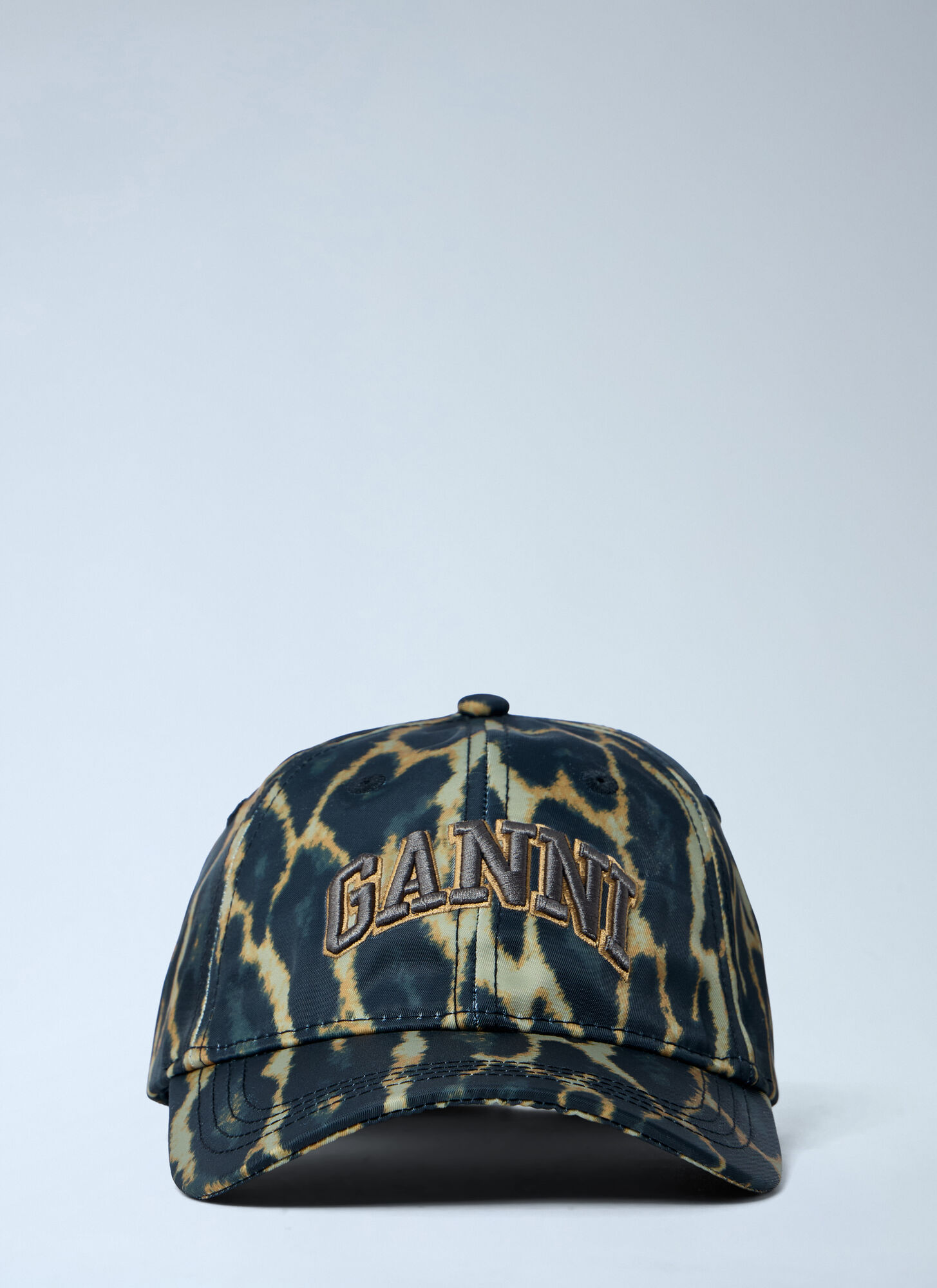 GANNI Logo Patch Baseball Cap - Woman Hats Brown One Size　GANNI ロゴ パッチ ベースボール キャップ - 女性帽子ブラウン フリー サイズ GANNI