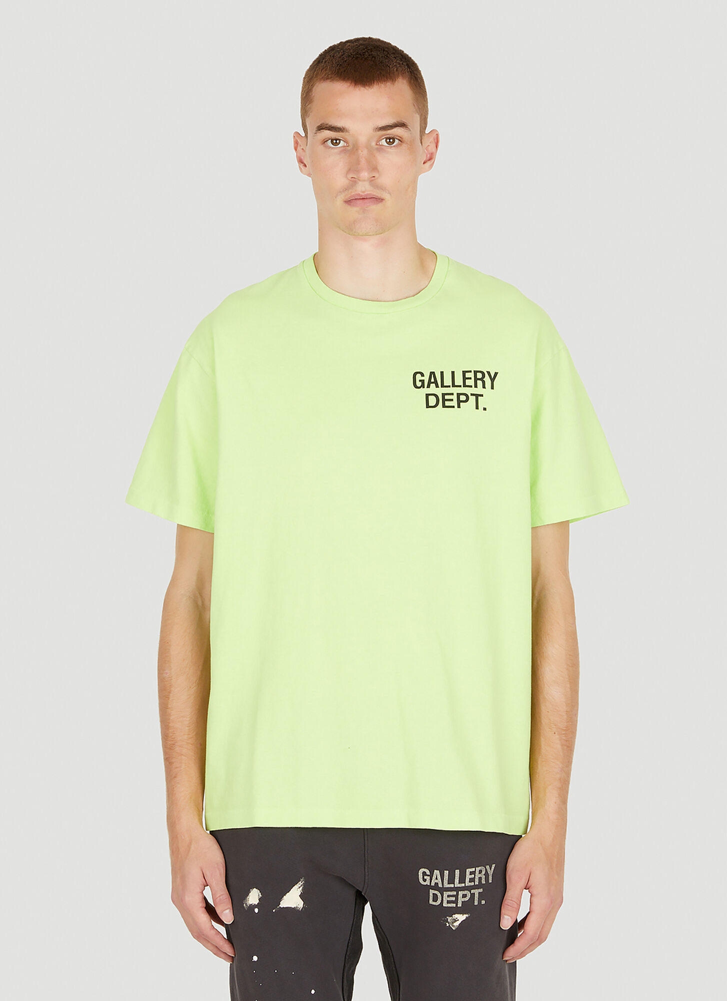 Gallery Dept. Souvenir T-shirt In Lime Green