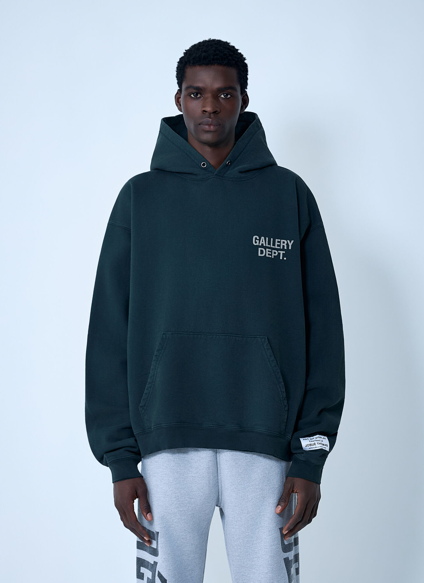 Gallery Dept. 90s Hooded Sweatshirt In Green
