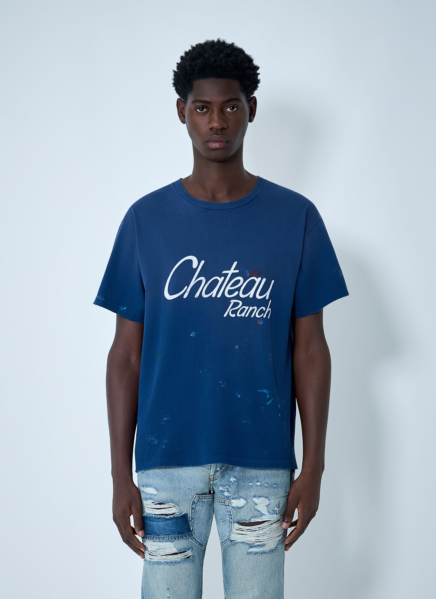 Gallery Dept. Chateau Raunch T-Shirt - Mann T-Shirts Navy Xs - Immagine 1