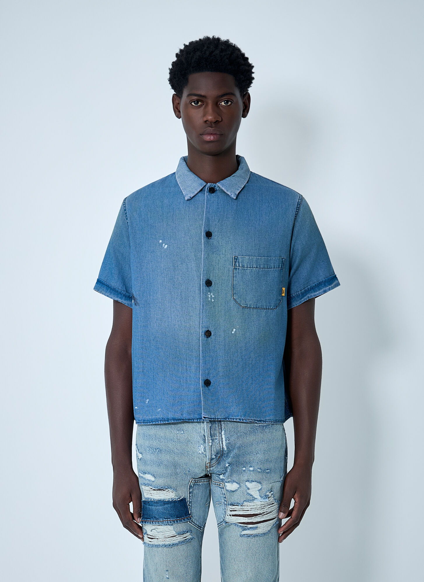 Gallery Dept. Dartz 衬衫 - Male 衬衫 Blue S