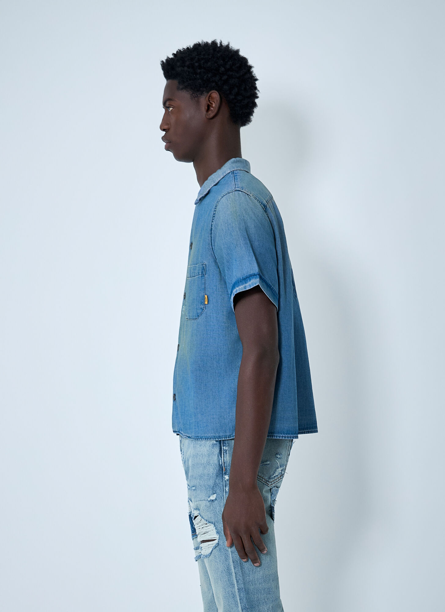  Gallery Dept. Gallery Dept. Dartz Shirt - Mann Hemden Blue M 