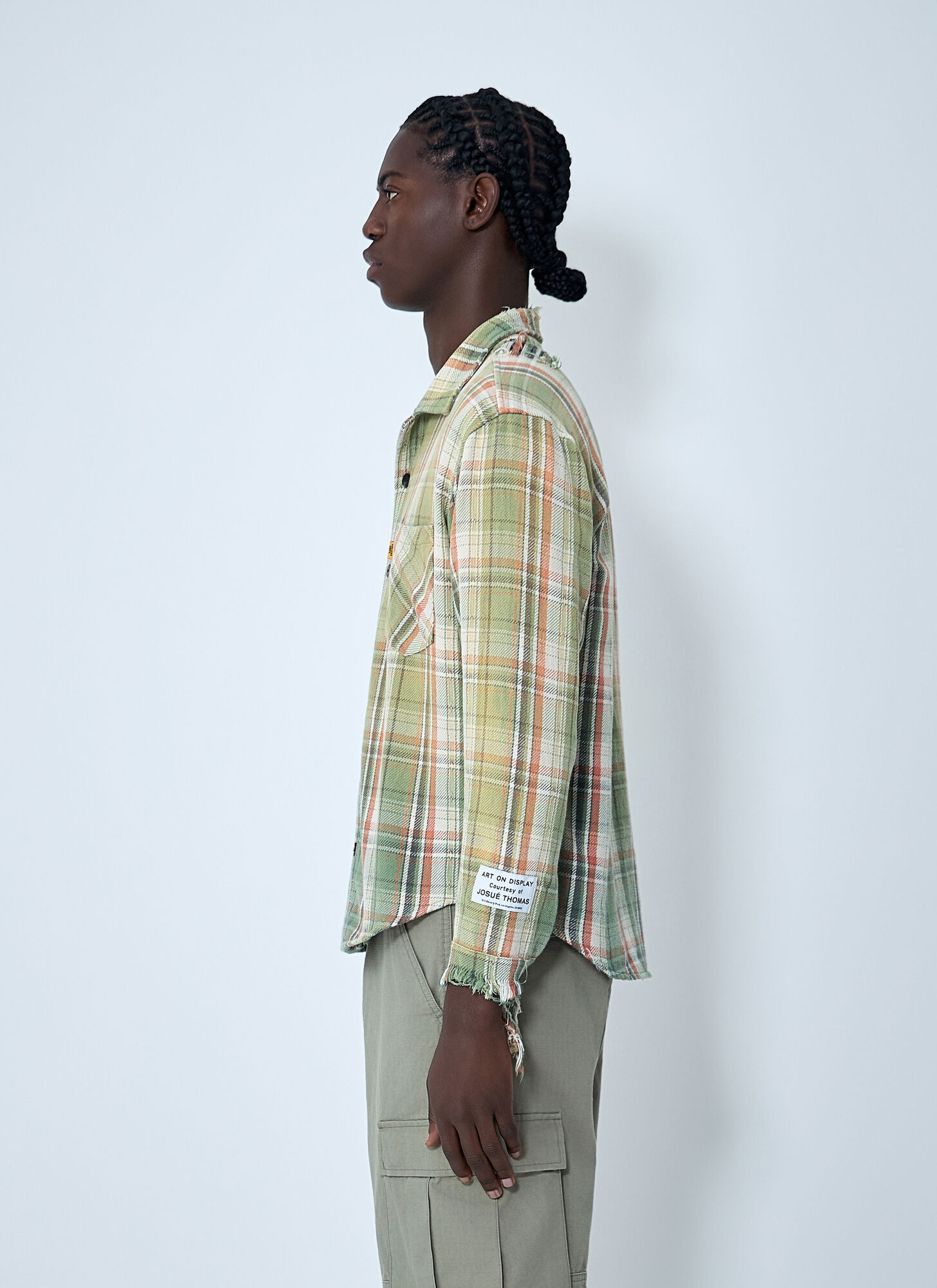  Gallery Dept. Gallery Dept. Marley Flannel Shirt - Mann Hemden Green L 