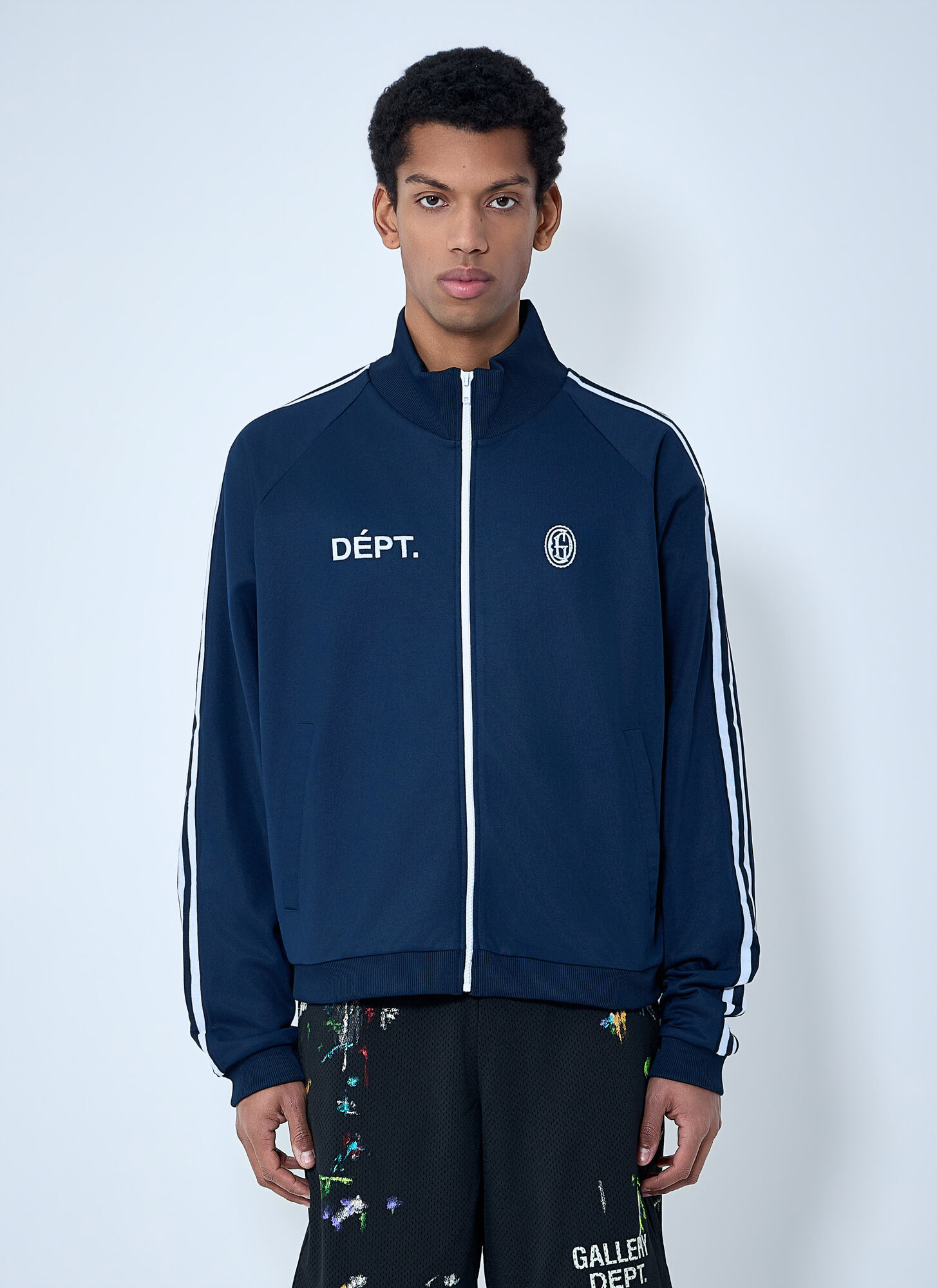 Gallery Dept. Zip-Front Track Jacket - Man Jackets Navy S - Immagine 1