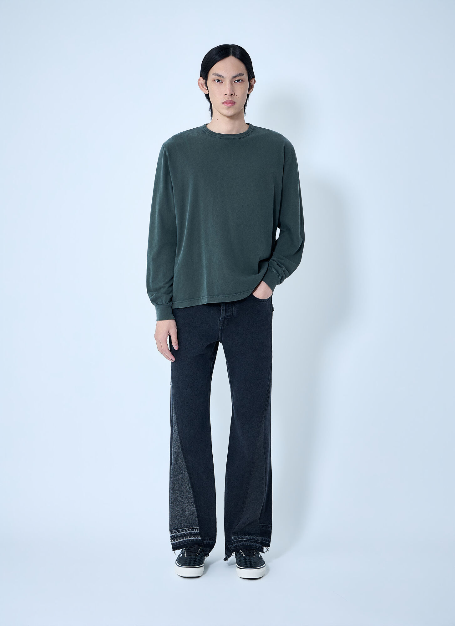 Gallery Dept. Gallery Dept. Twisted Wide Leg Jeans - Mann Jeans Black 28 