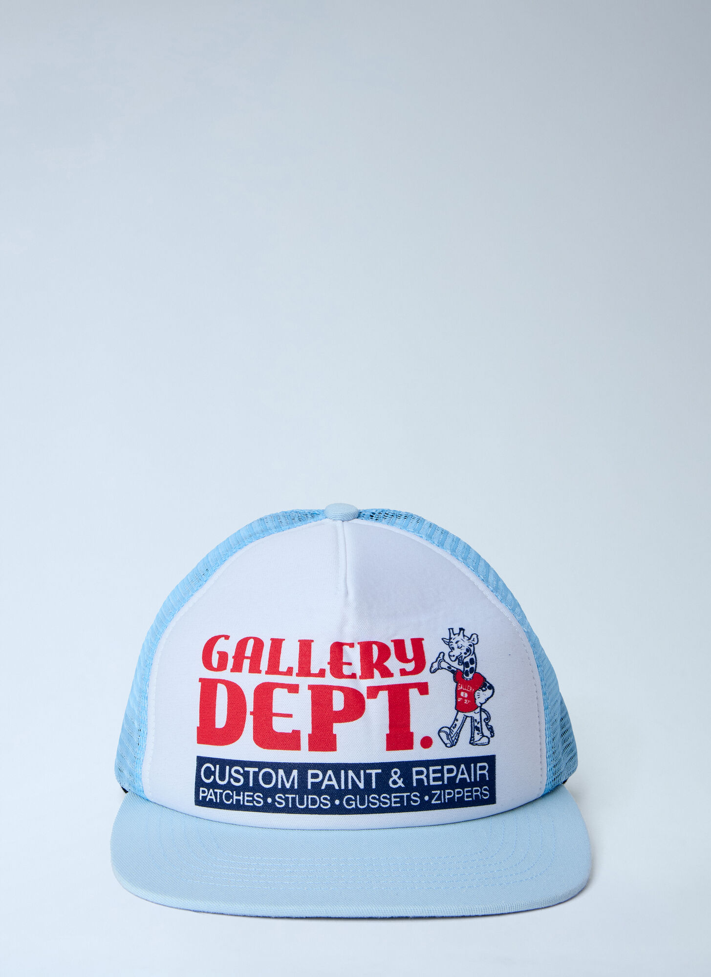 Gallery Dept. Trucker Cap With Mesh Panels - Man Hats Blue One Size