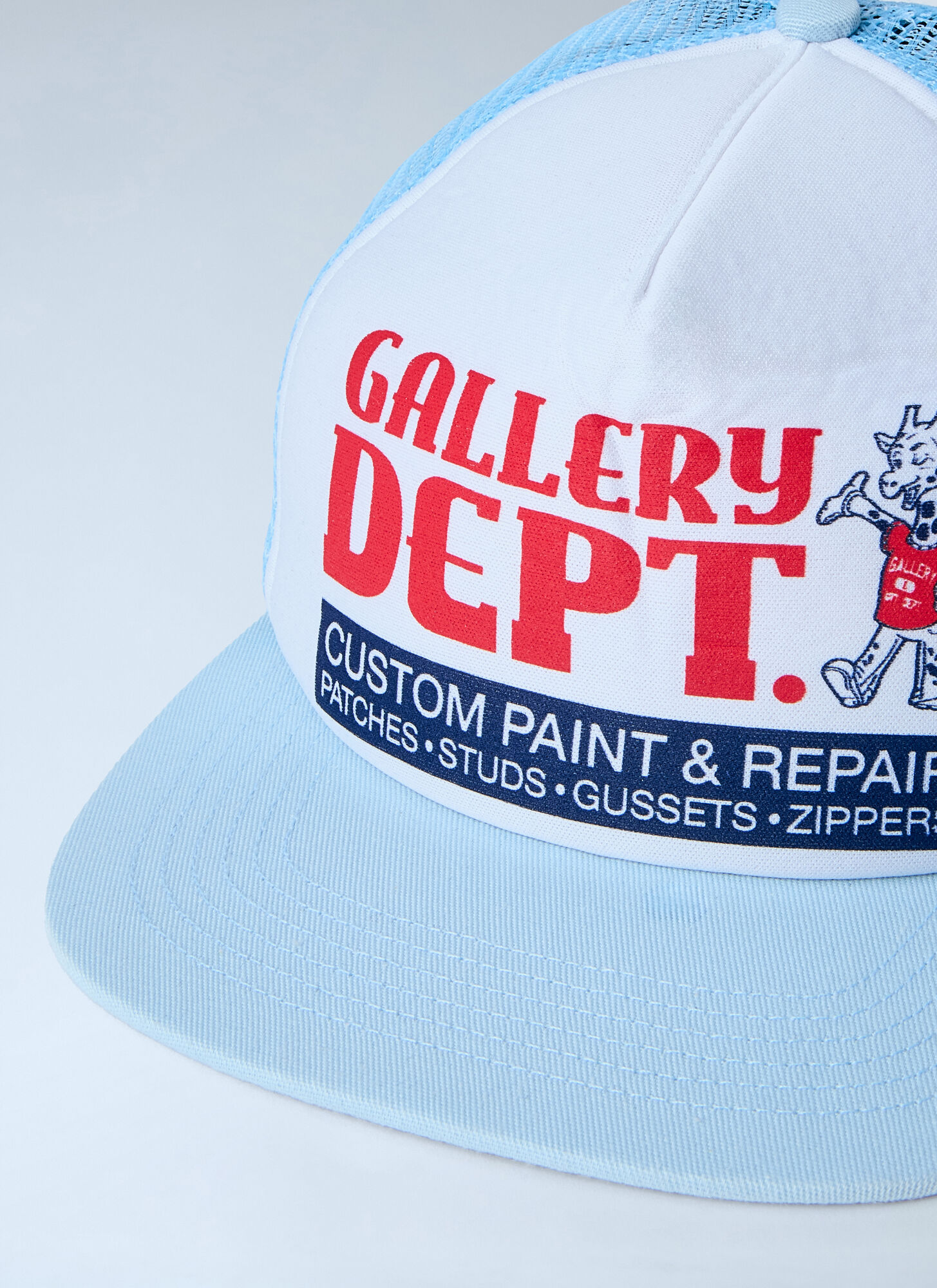  Gallery Dept. Gallery Dept. Trucker Cap With Mesh Panels - Mann Hats Blue One Size 