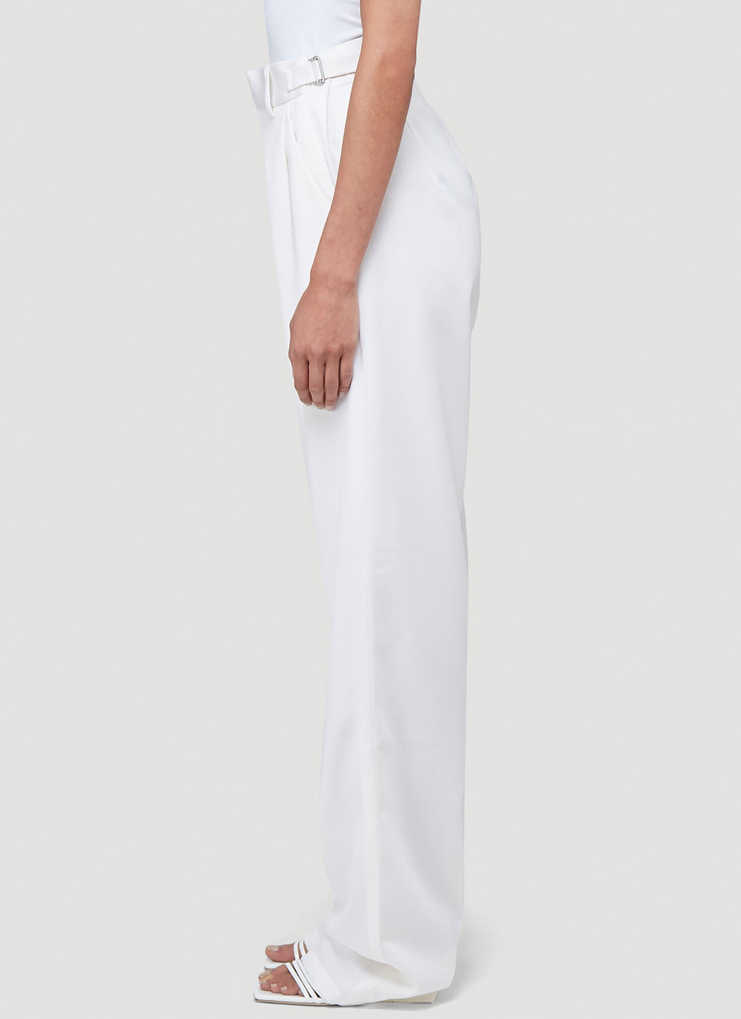  Gmbh Gmbh Straight-leg Pants - Frau Hosen White It - 42 