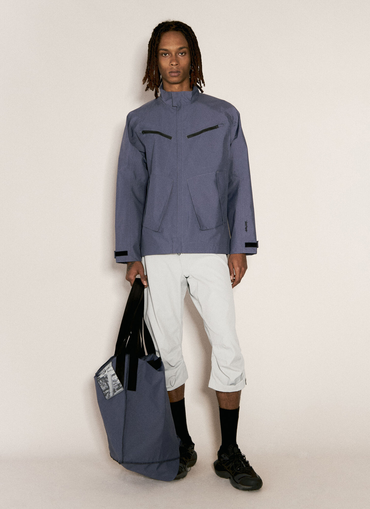  Gr10k Gr10k 3l Lightweight Jacket - Mann Jacken Blue M 
