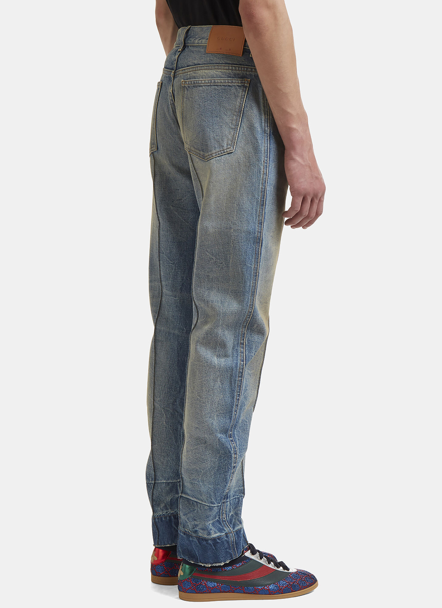  Gucci Gucci Distressed Stone Washed Jeans - Mann Jeans Black 31 