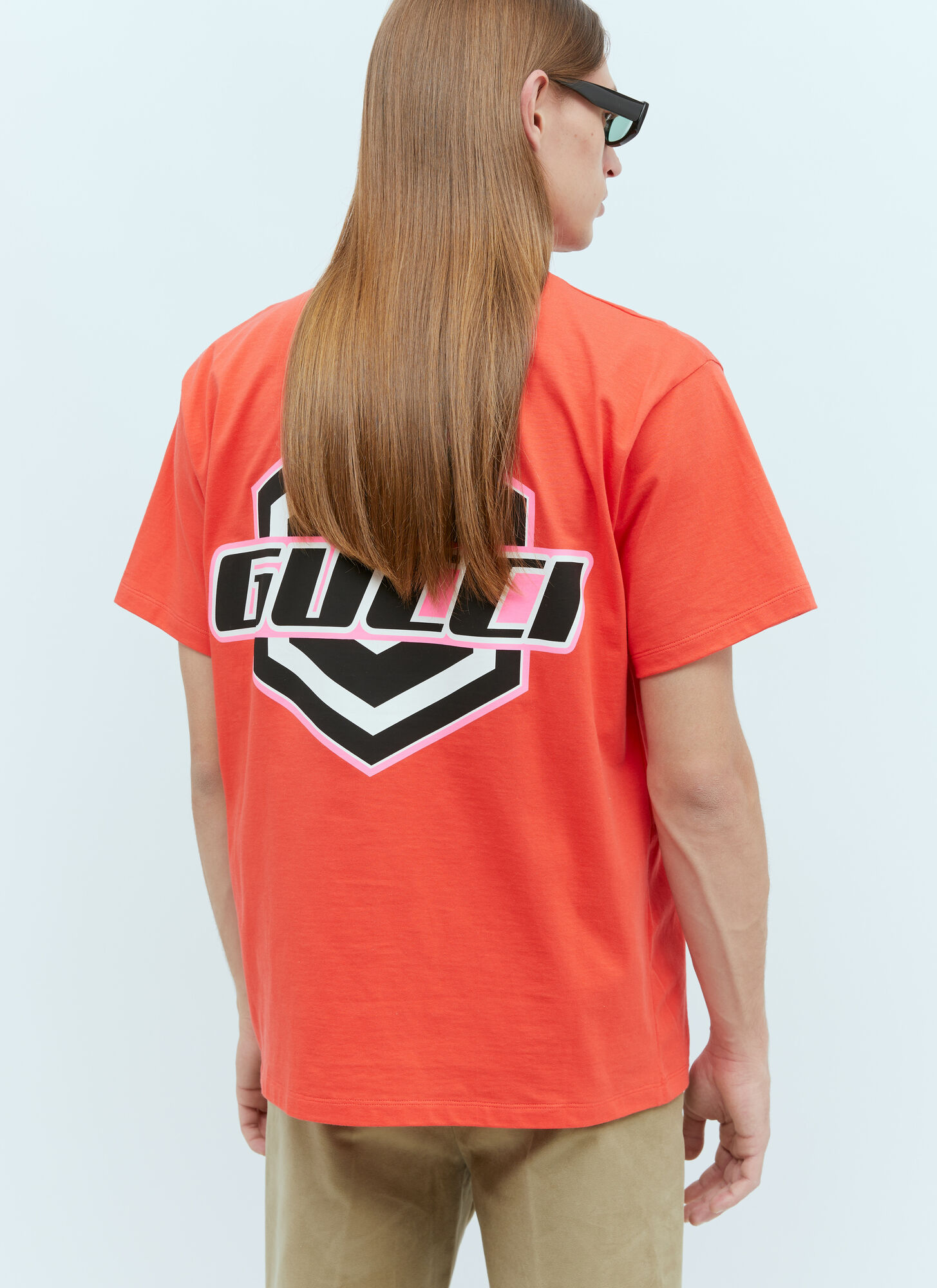  Gucci Gucci Logo Emblems T-shirt - Mann T-shirts Red M 
