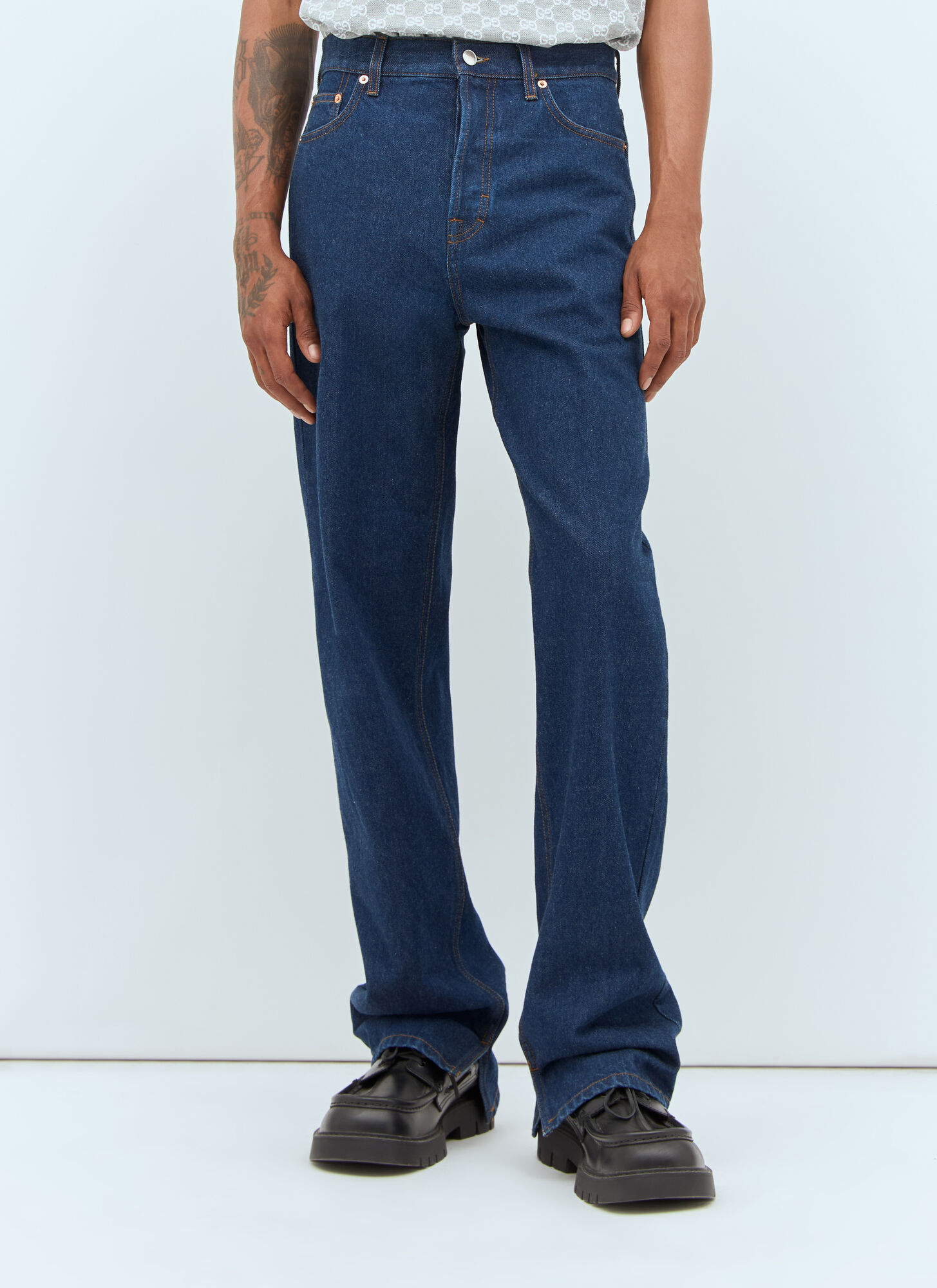 GUCCI Gucci Classic Jeans - Man Jeans Blue 28　グッチ クラシック ジーンズ - マン ジーンズ ブルー 28